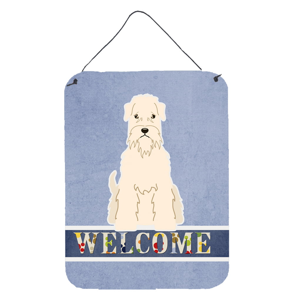 Soft Coated Wheaten Terrier Welcome Wall or Door Hanging Prints