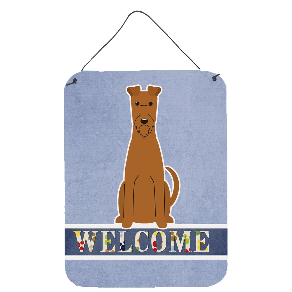 Irish Terrier Welcome Wall or Door Hanging Prints