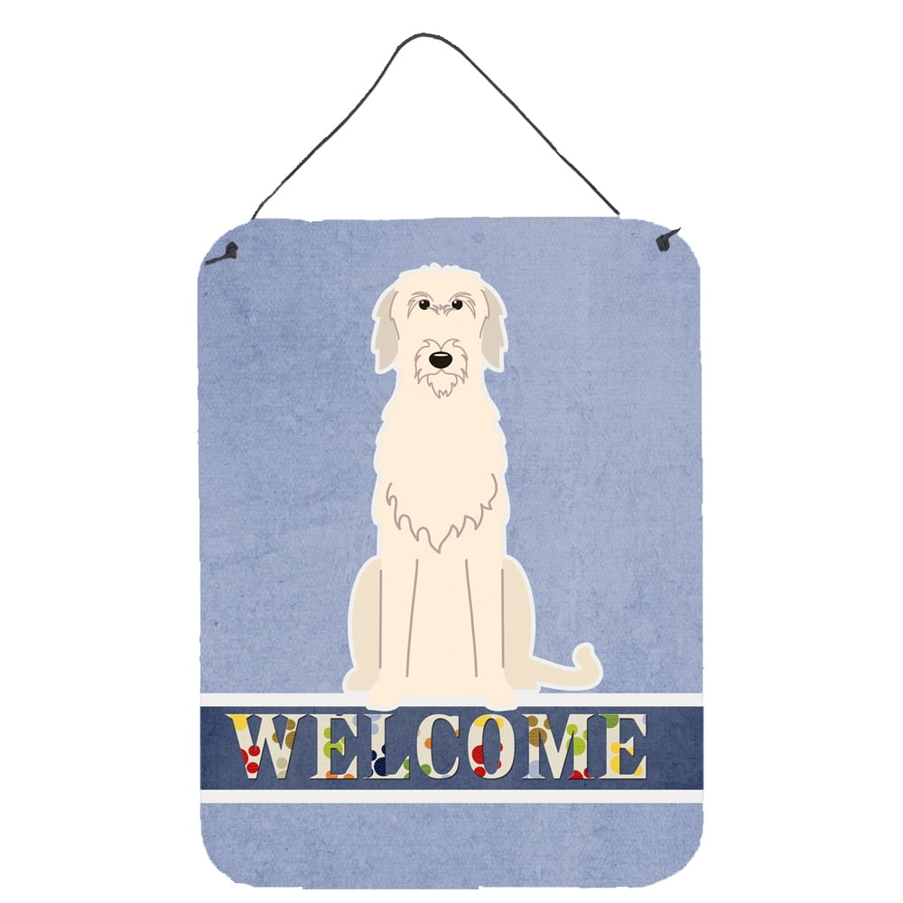 Irish Wolfhound Welcome Wall or Door Hanging Prints