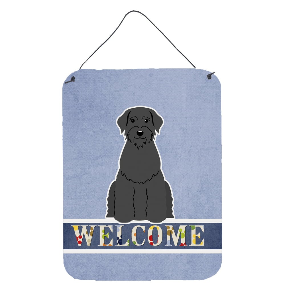 Giant Schnauzer Welcome Wall or Door Hanging Prints