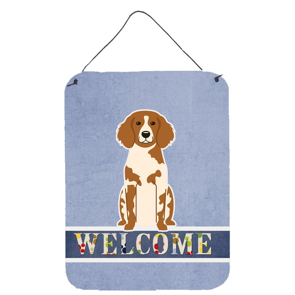 Brittany Spaniel Welcome Wall or Door Hanging Prints