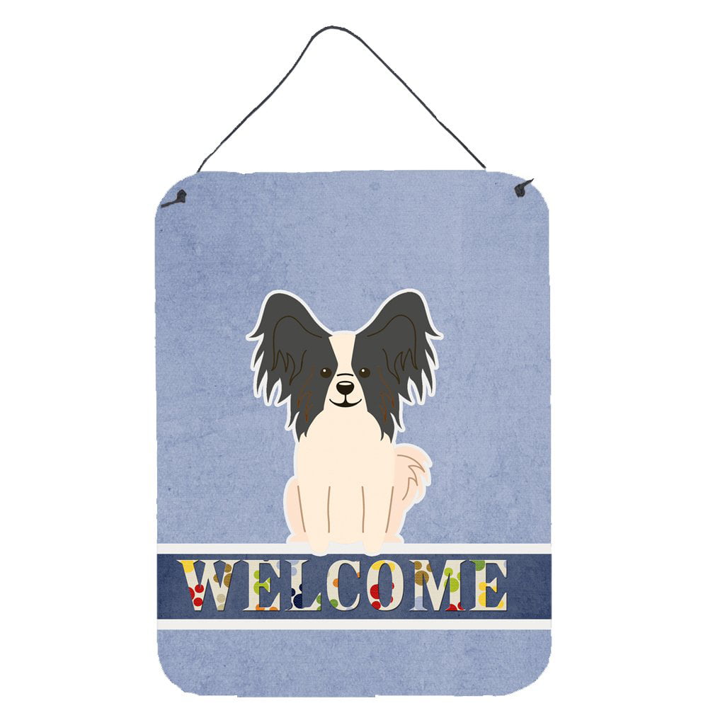 Papillon Black White Welcome Wall or Door Hanging Prints