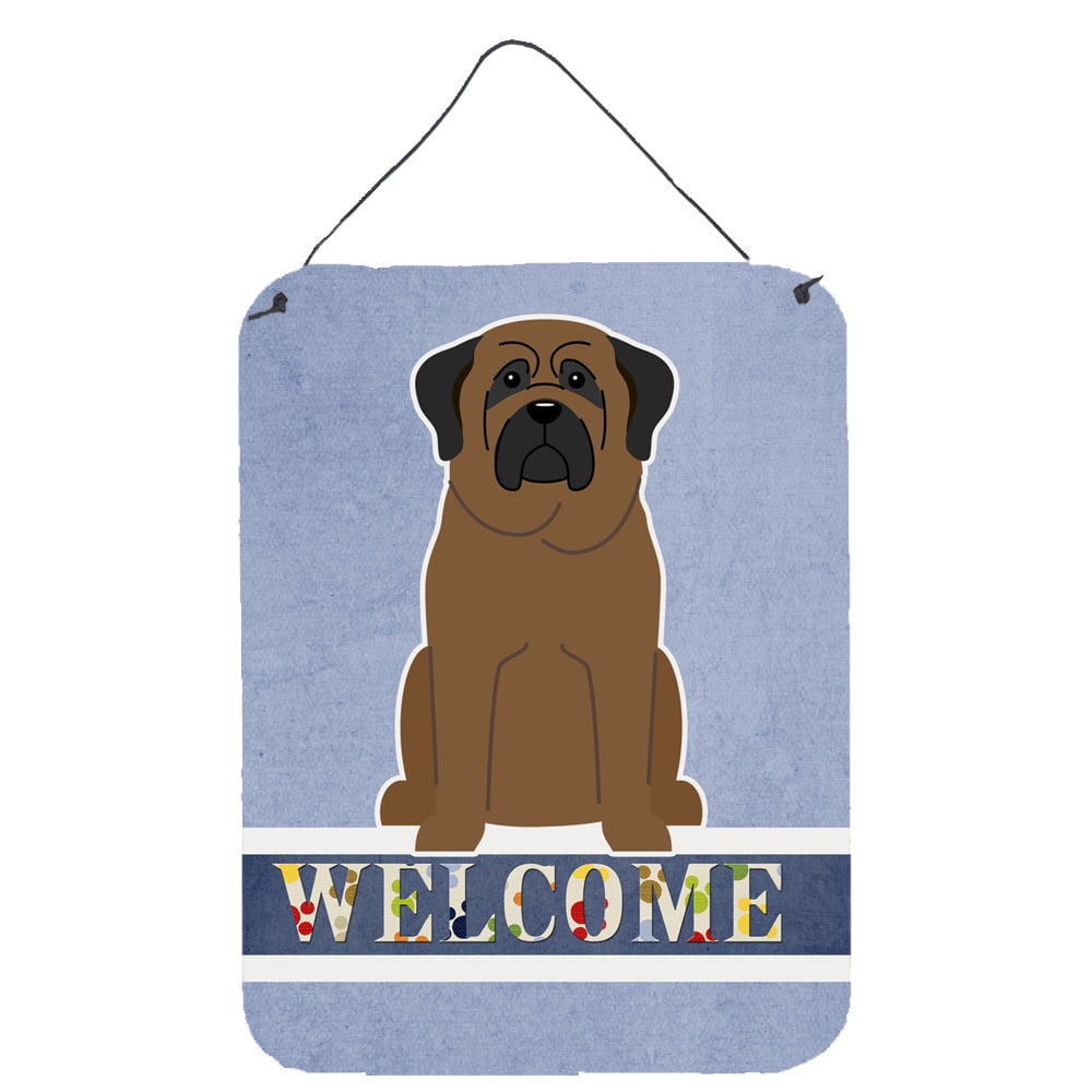 Bullmastiff Welcome Wall or Door Hanging Prints