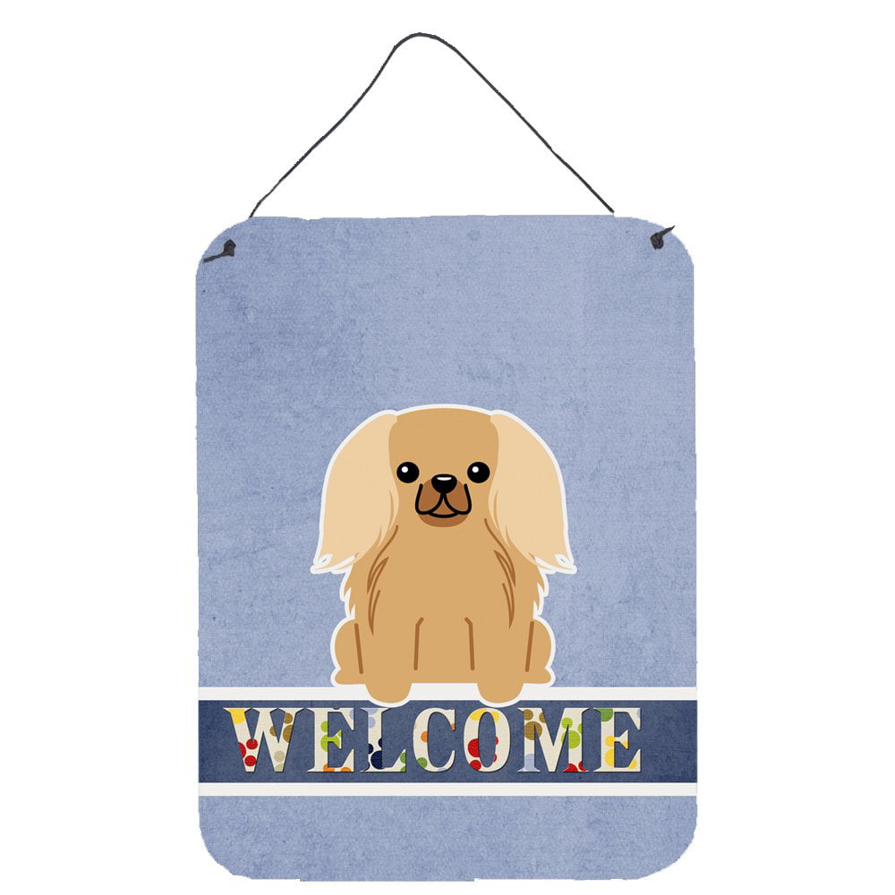 Pekingnese Fawn Sable Welcome Wall or Door Hanging Prints