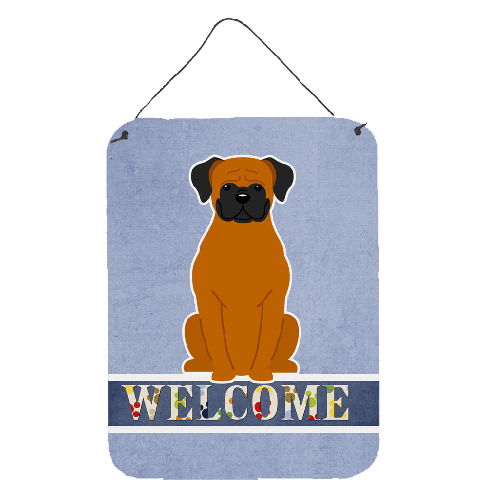 Fawn Boxer Welcome Wall or Door Hanging Prints