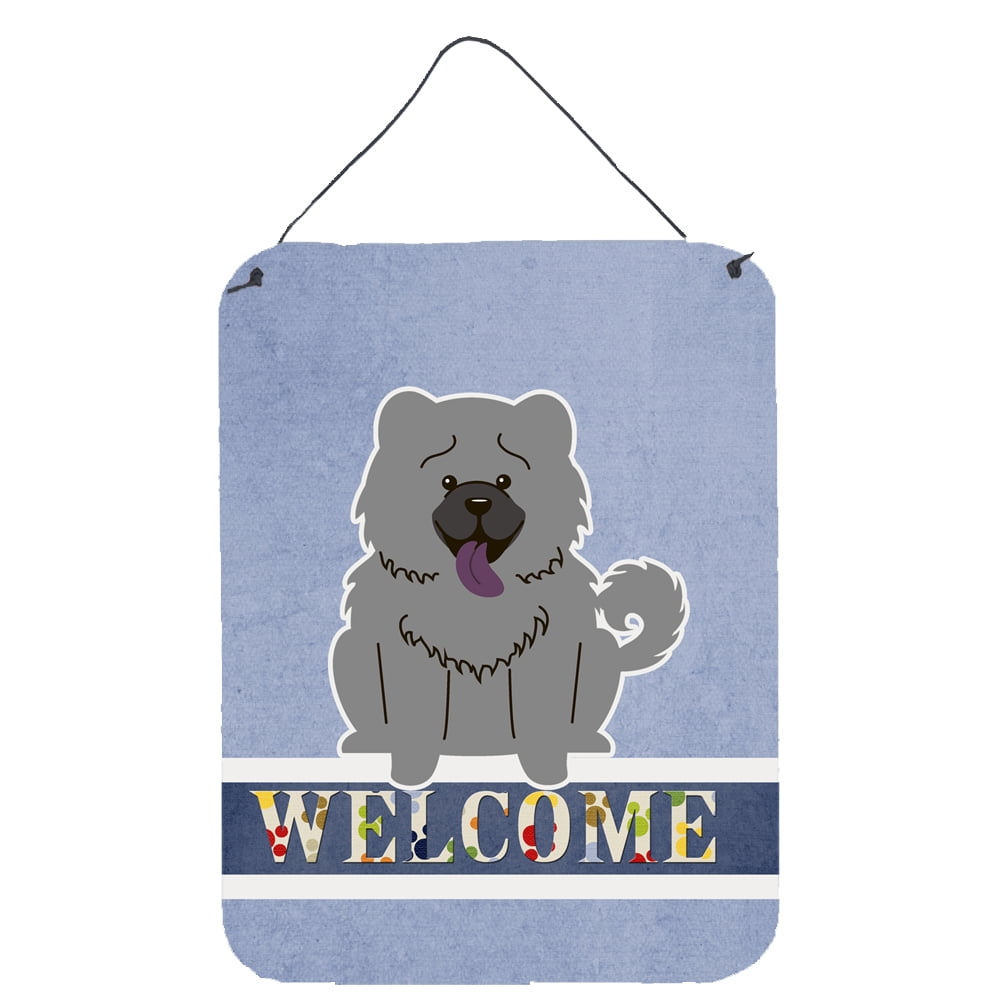 Chow Chow Blue Welcome Wall or Door Hanging Prints