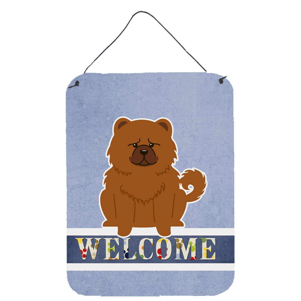 Chow Chow Red Welcome Wall or Door Hanging Prints