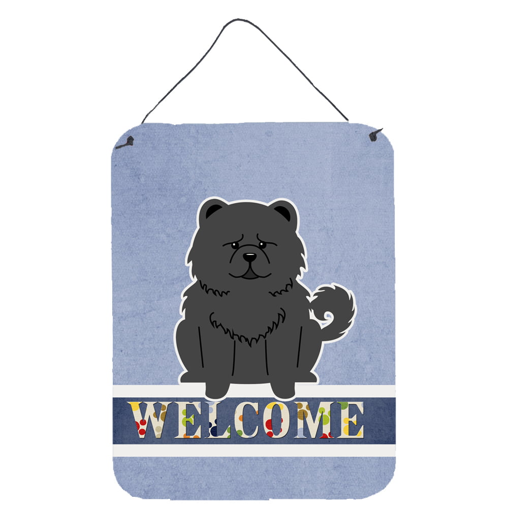 Chow Chow Black Welcome Wall or Door Hanging Prints