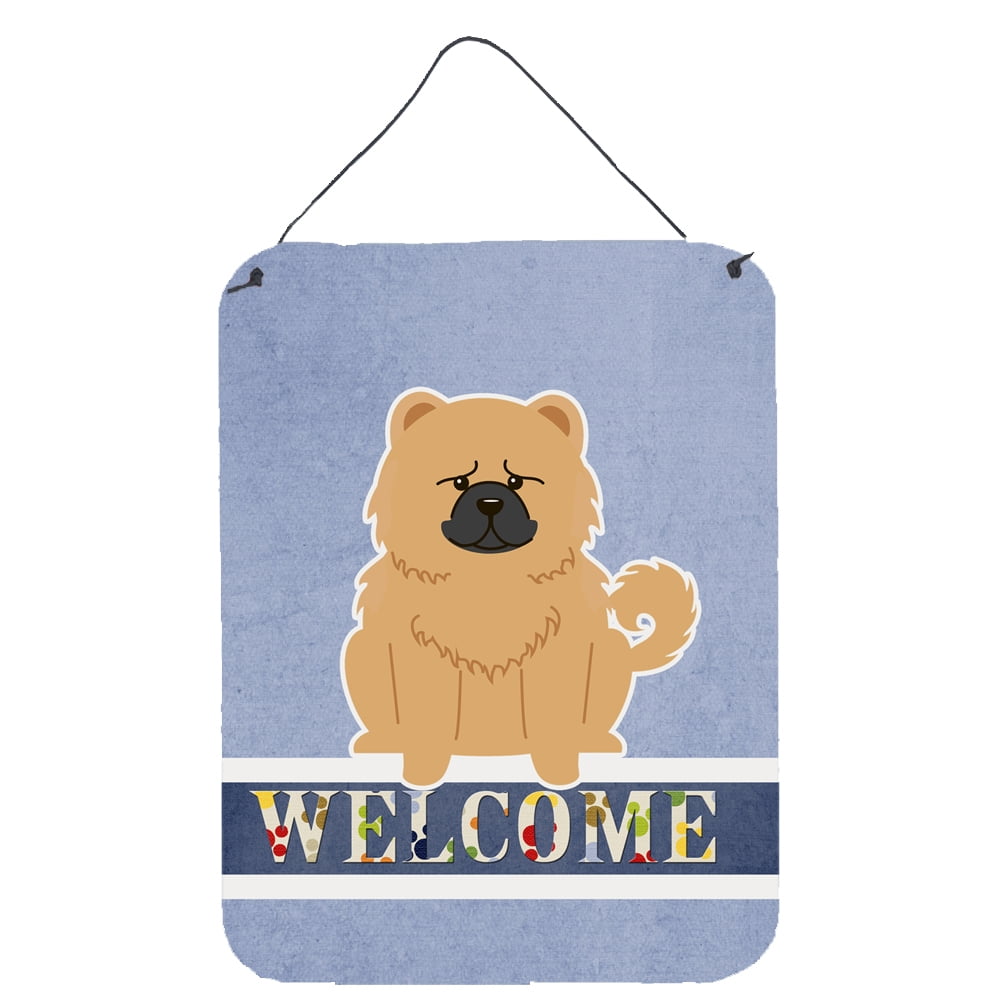 Chow Chow Cream Welcome Wall or Door Hanging Prints