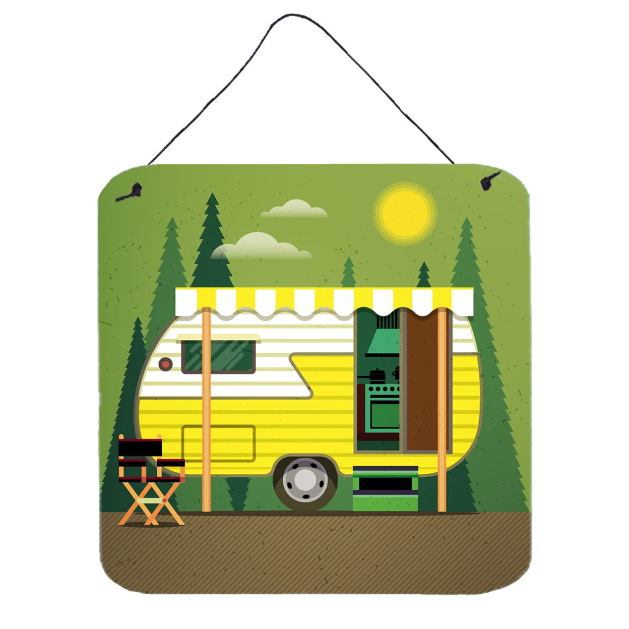 Greatest Adventure Retro Camper Wall or Door Hanging Prints