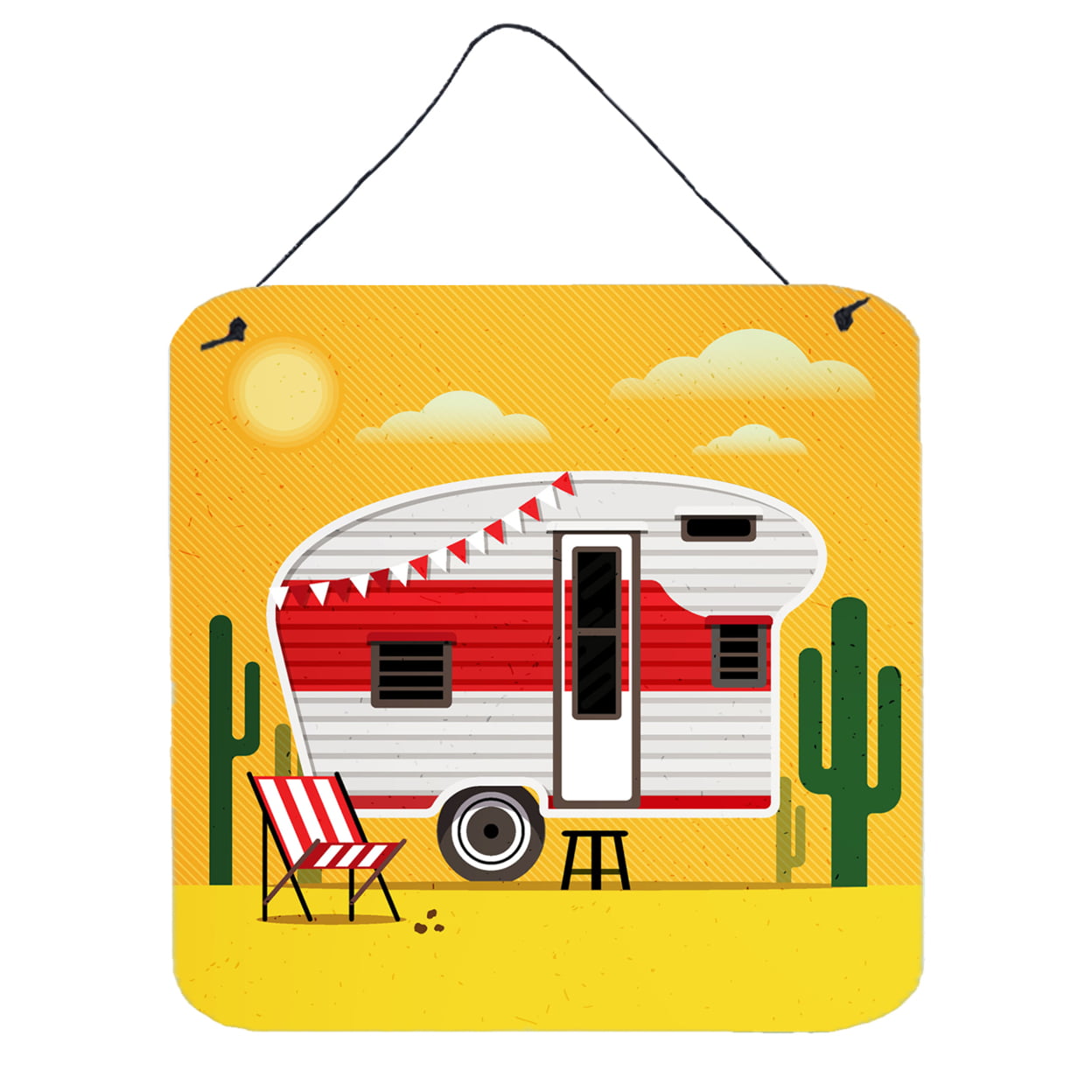 Greatest Adventure Retro Camper Desert Wall or Door Hanging Prints