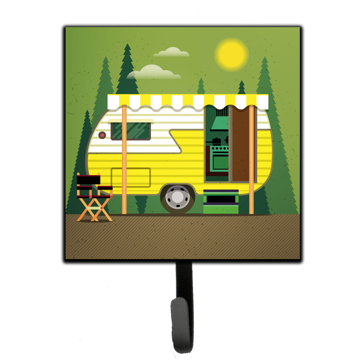 Greatest Adventure Retro Camper Leash or Key Holder