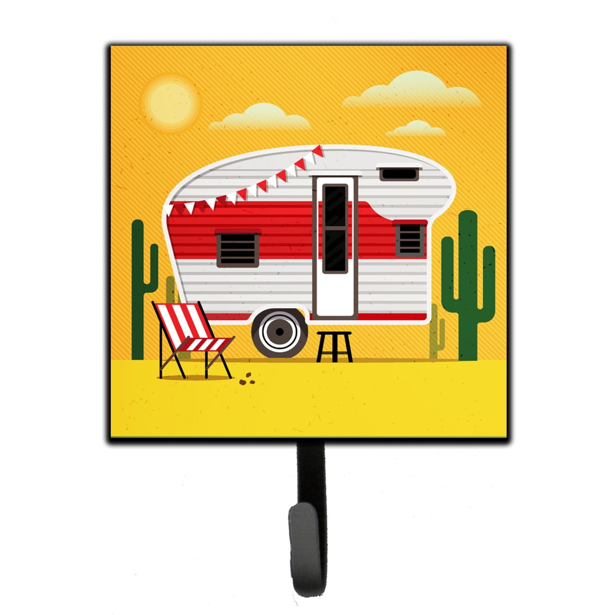 Greatest Adventure Retro Camper Desert Leash or Key Holder