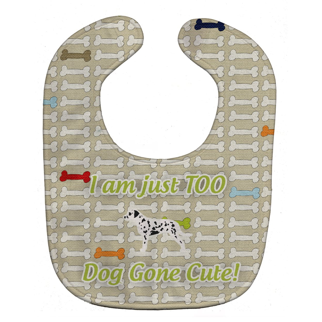Dalmatian Dog Gone Cute Baby Bib