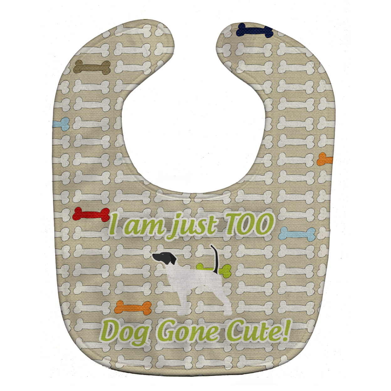 English Pointer Dog Gone Cute Baby Bib