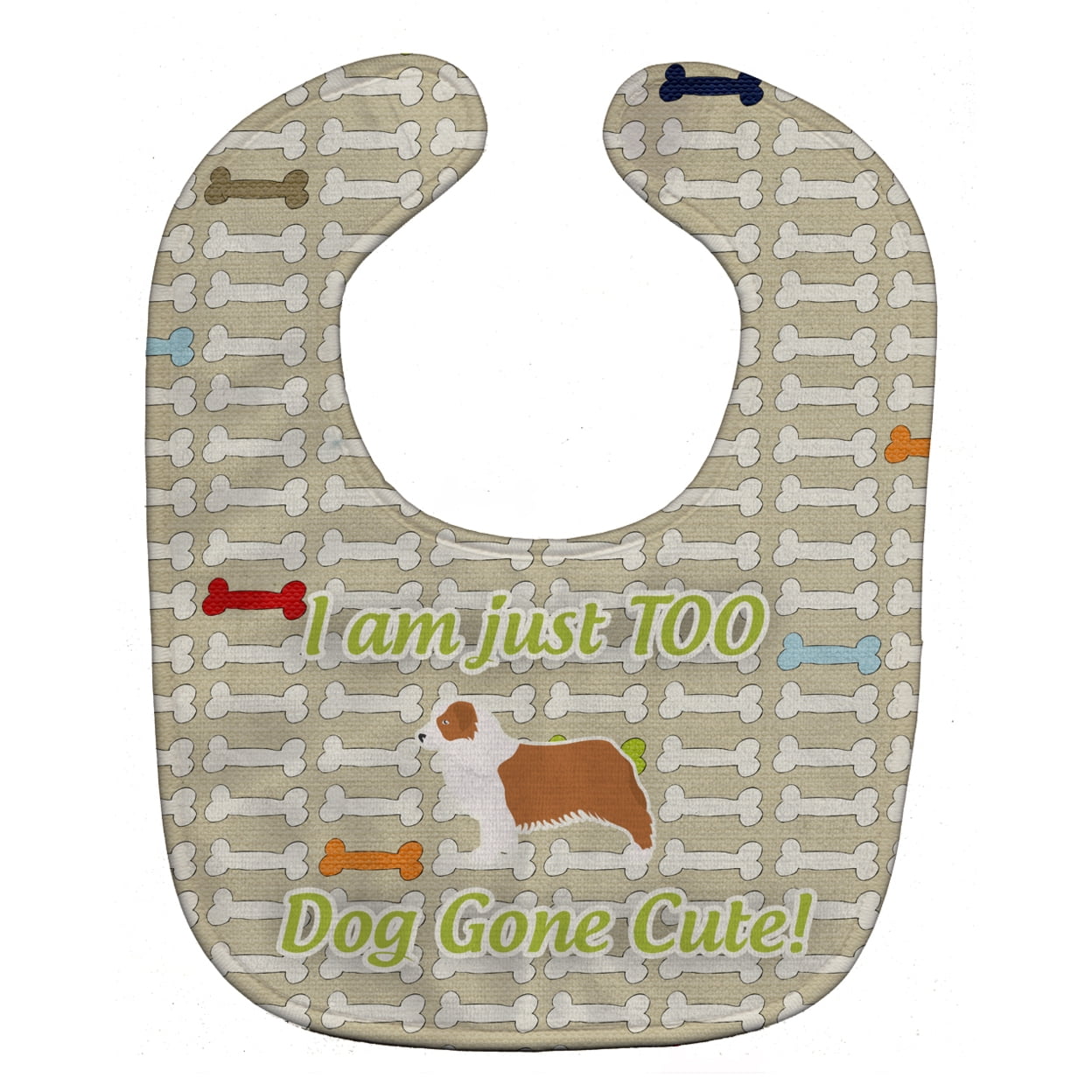 Australian Shepherd Dog Dog Gone Cute Baby Bib