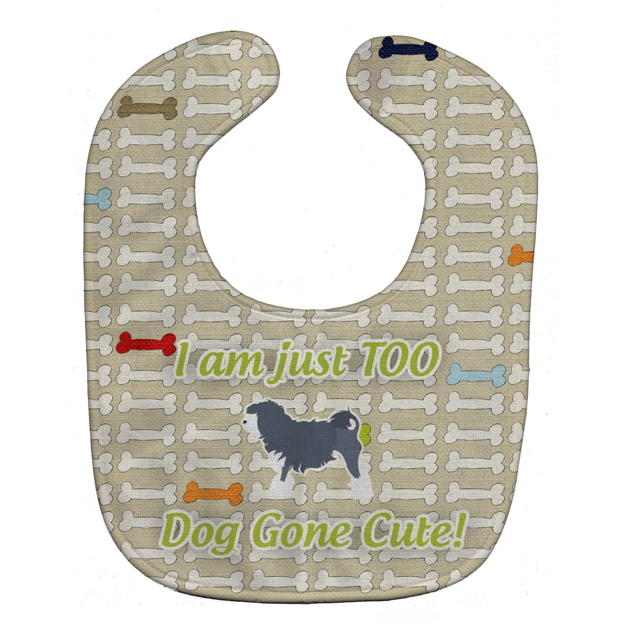 Lowchen Dog Gone Cute Baby Bib