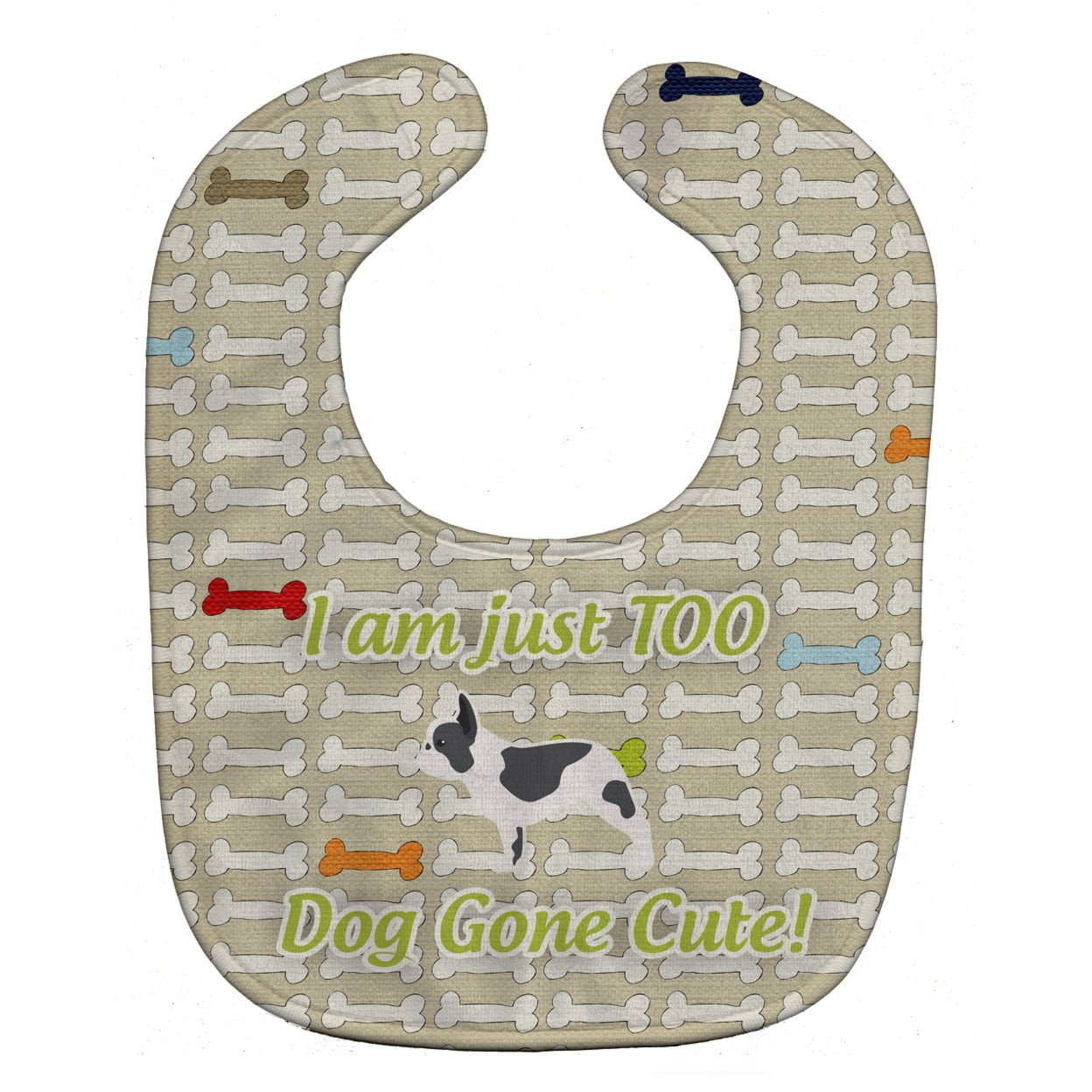 French Bulldog Dog Gone Cute Baby Bib
