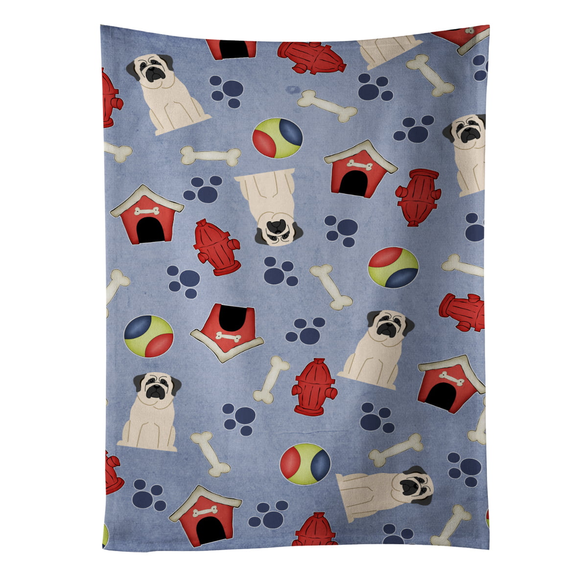 Dog House Collection Mastiff White Kitchen Towel