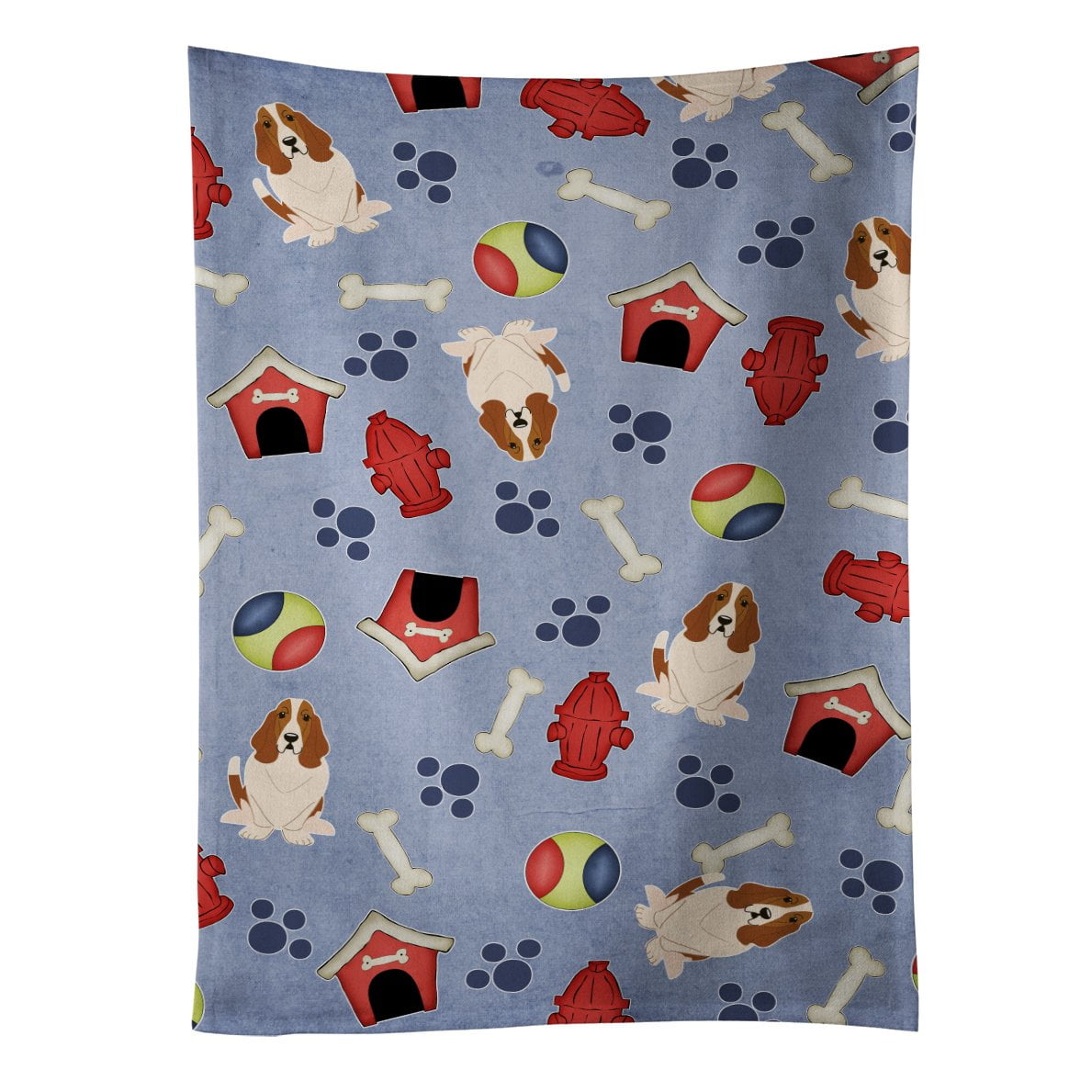 Dog House Collection Basset Hound Kitchen Towel