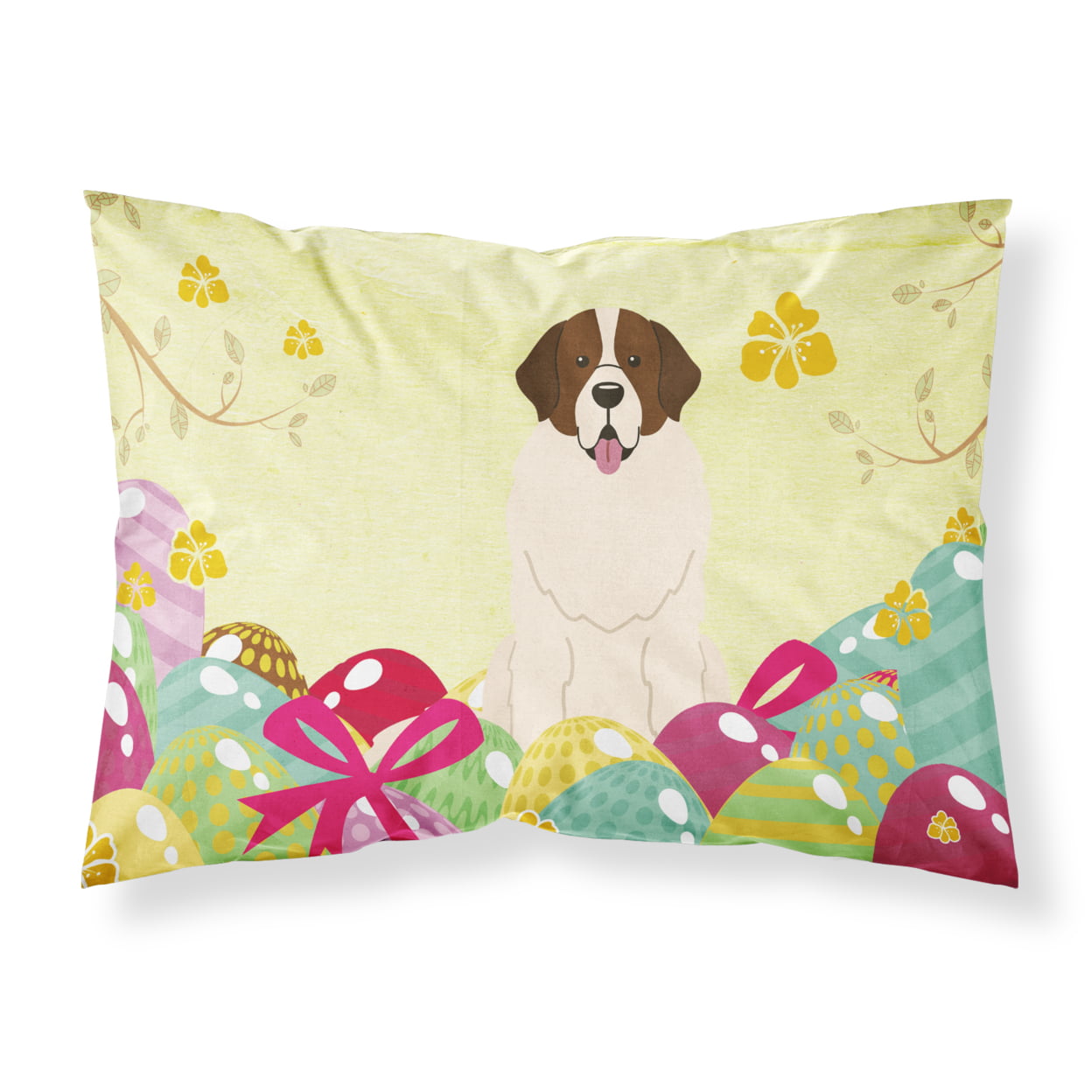 BB6027PILLOWCASE Easter Eggs Moscow Watchdog Fabric Standard Pillowcase