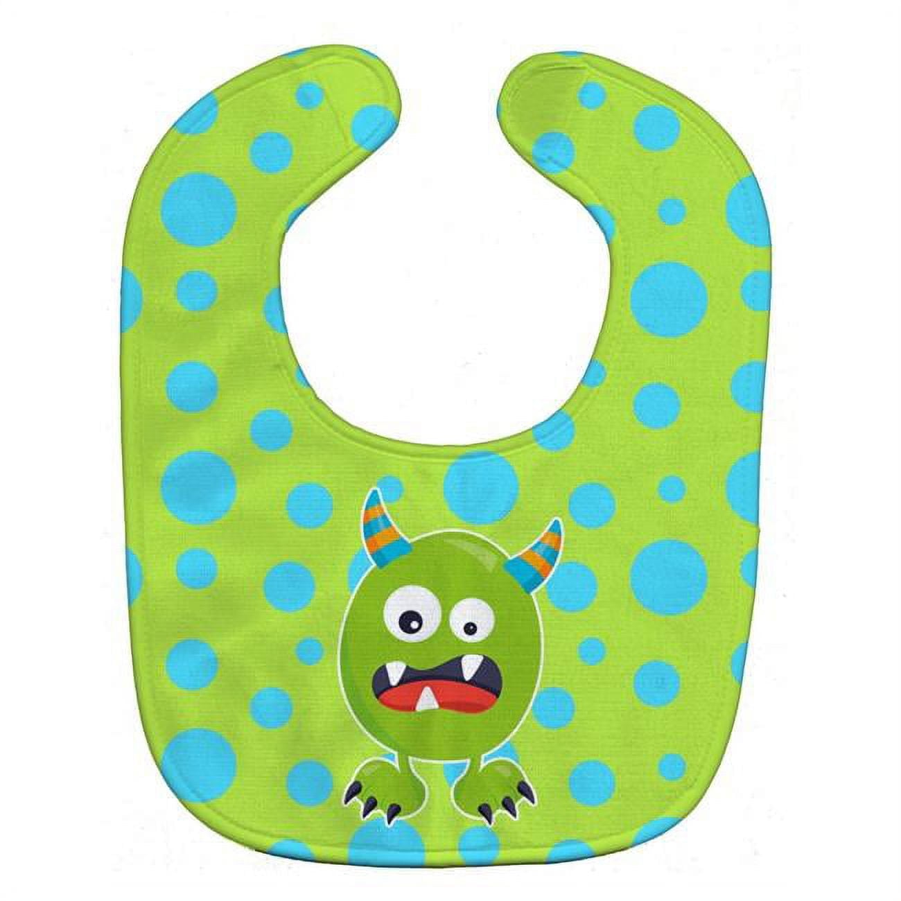Little Monster Greenie Doodle Baby Bib