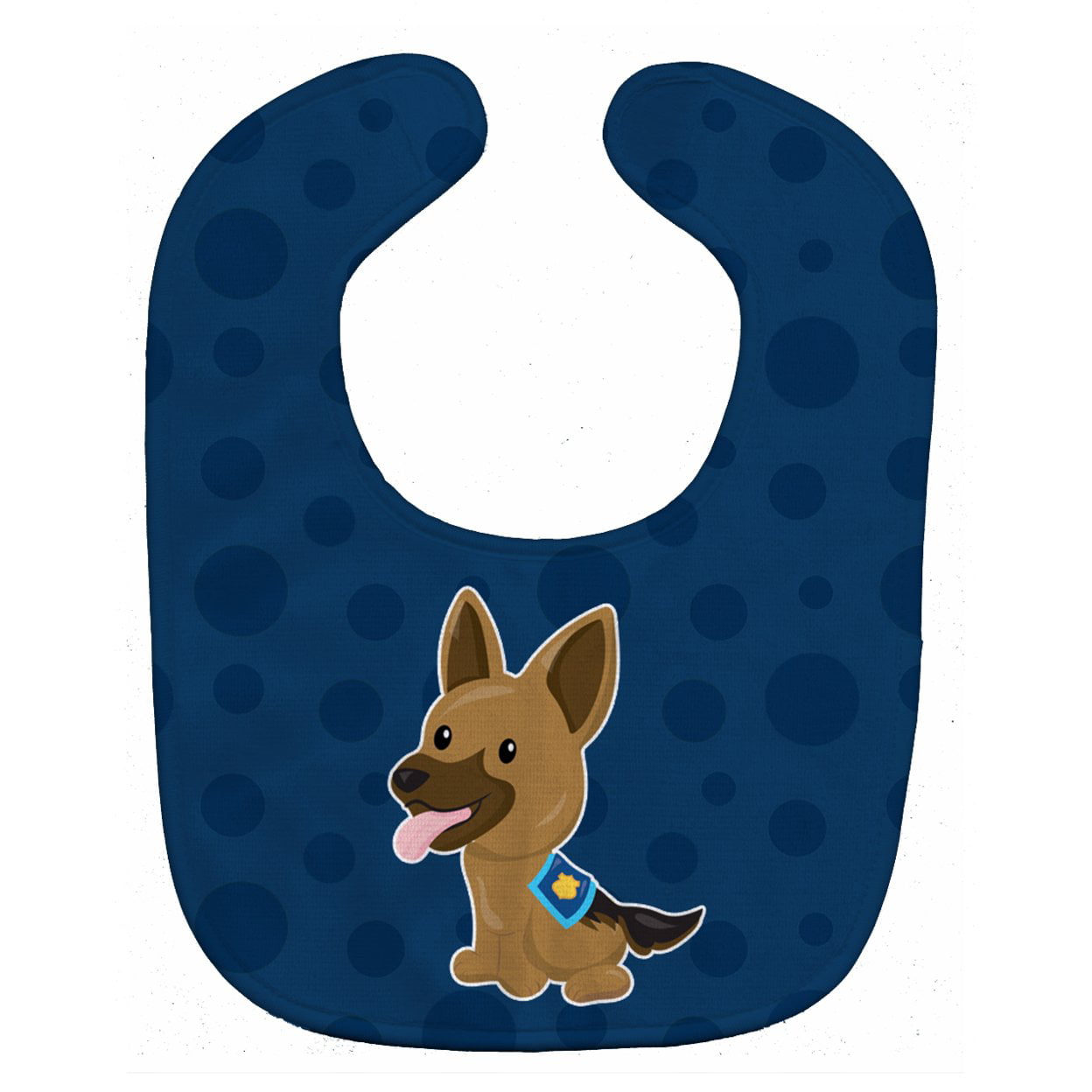 Police German Shepherd Baby Bib