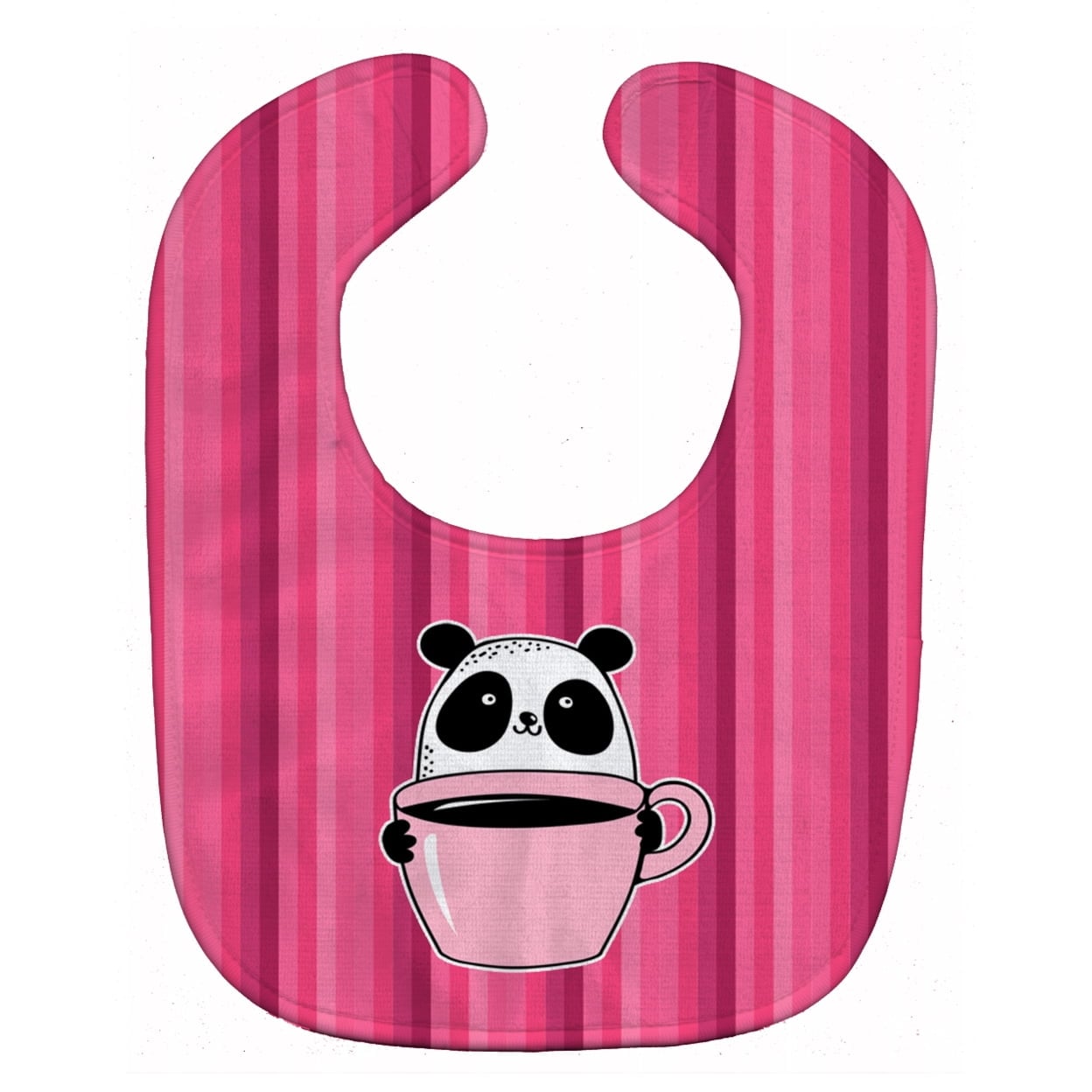 Panda Bear Coffee Baby Bib