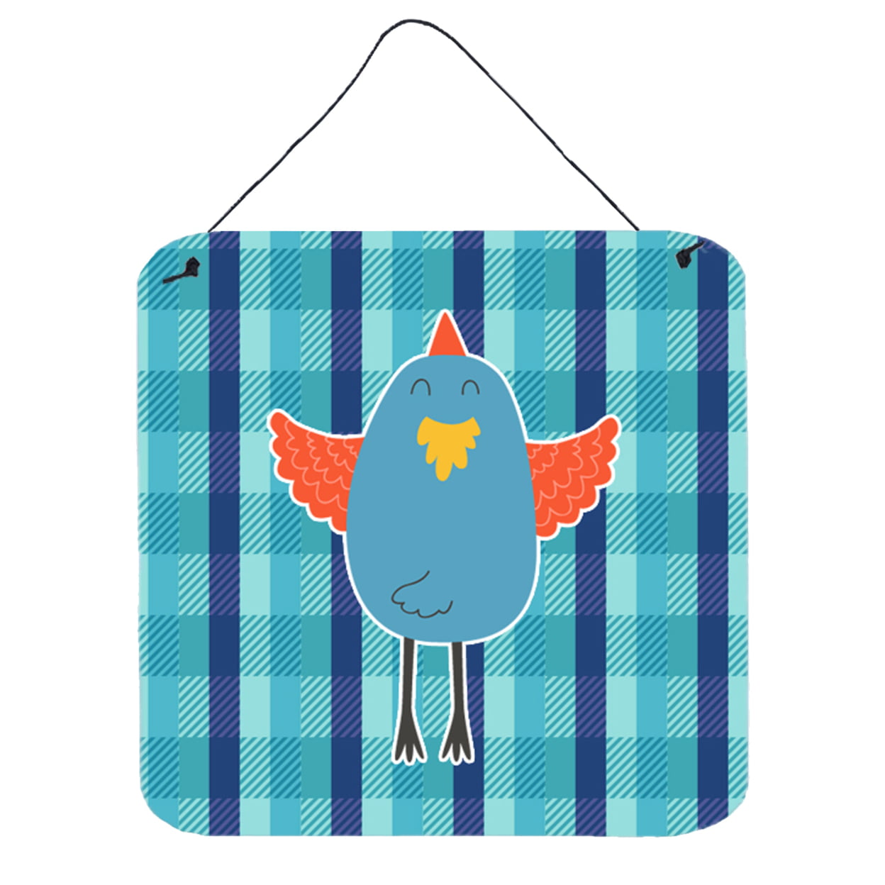 Blue Chicken Wall or Door Hanging Prints