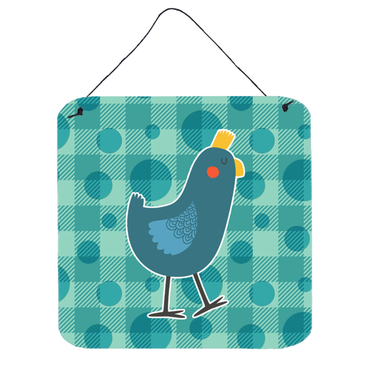 Polkadot Chicken Wall or Door Hanging Prints