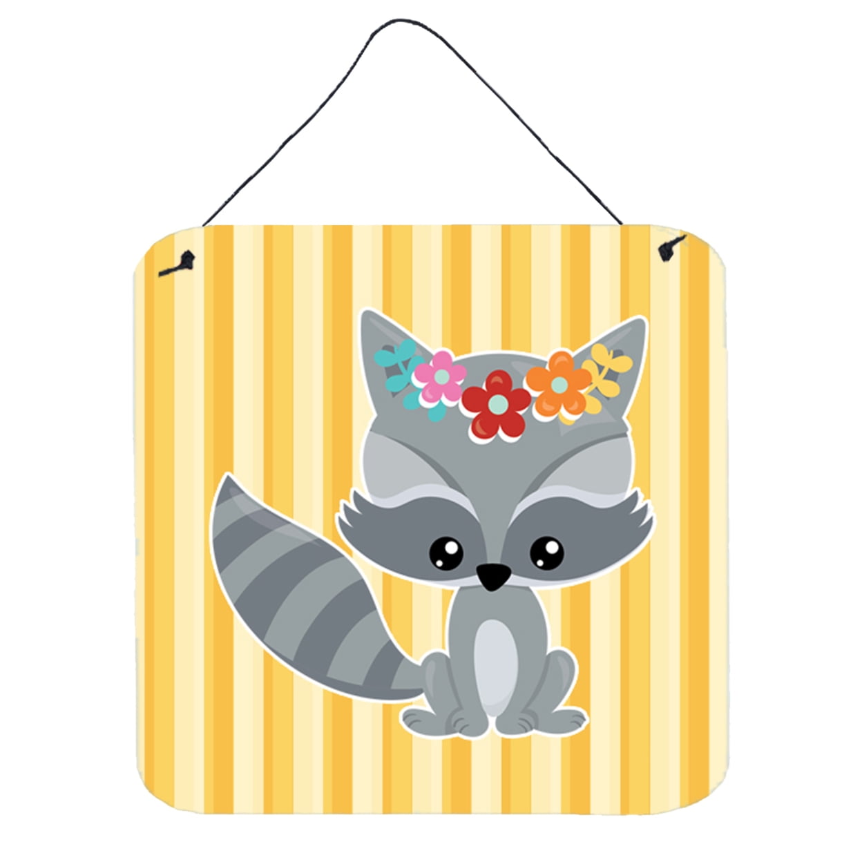 Raccoon Wall or Door Hanging Prints