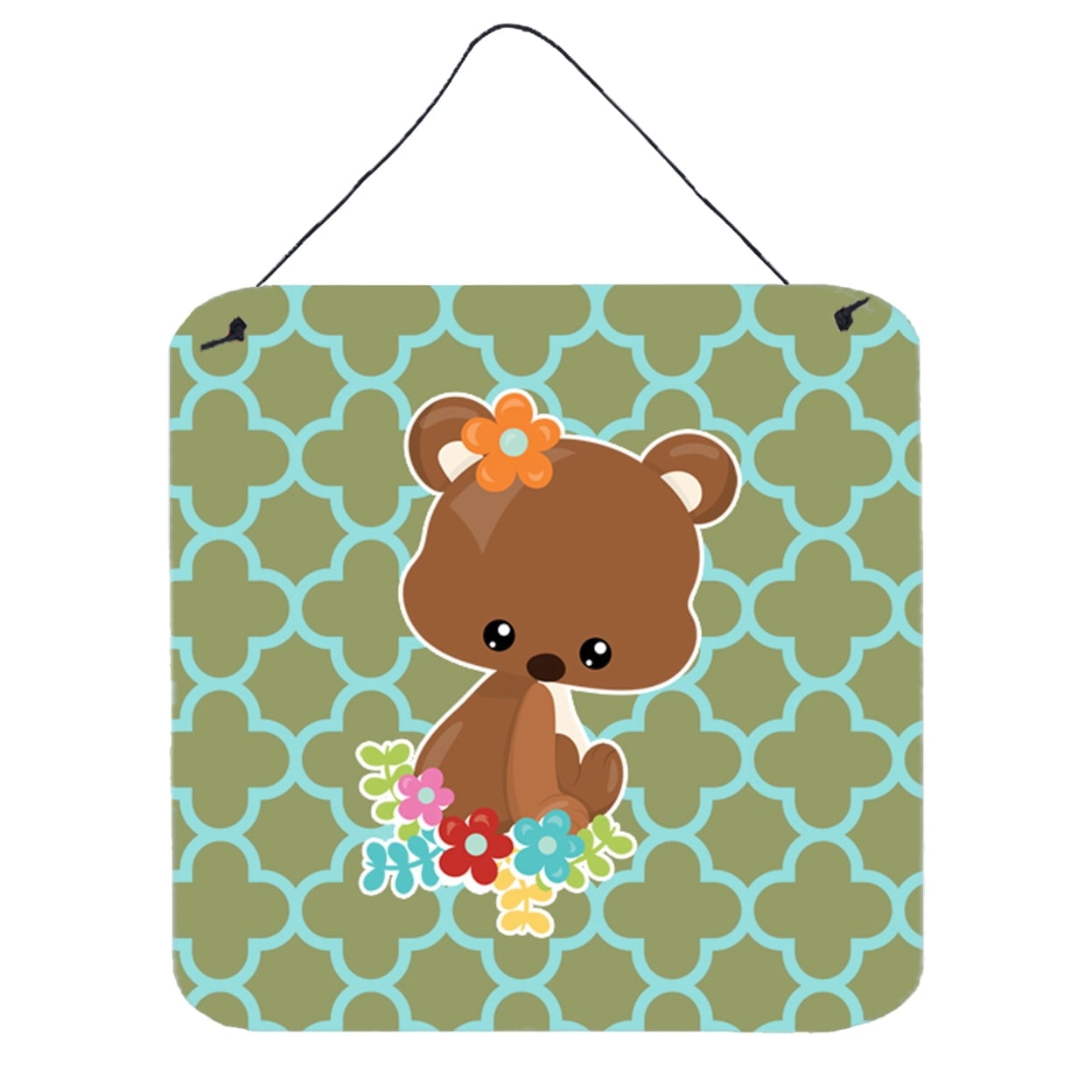 Baby Brown Bear Wall or Door Hanging Prints