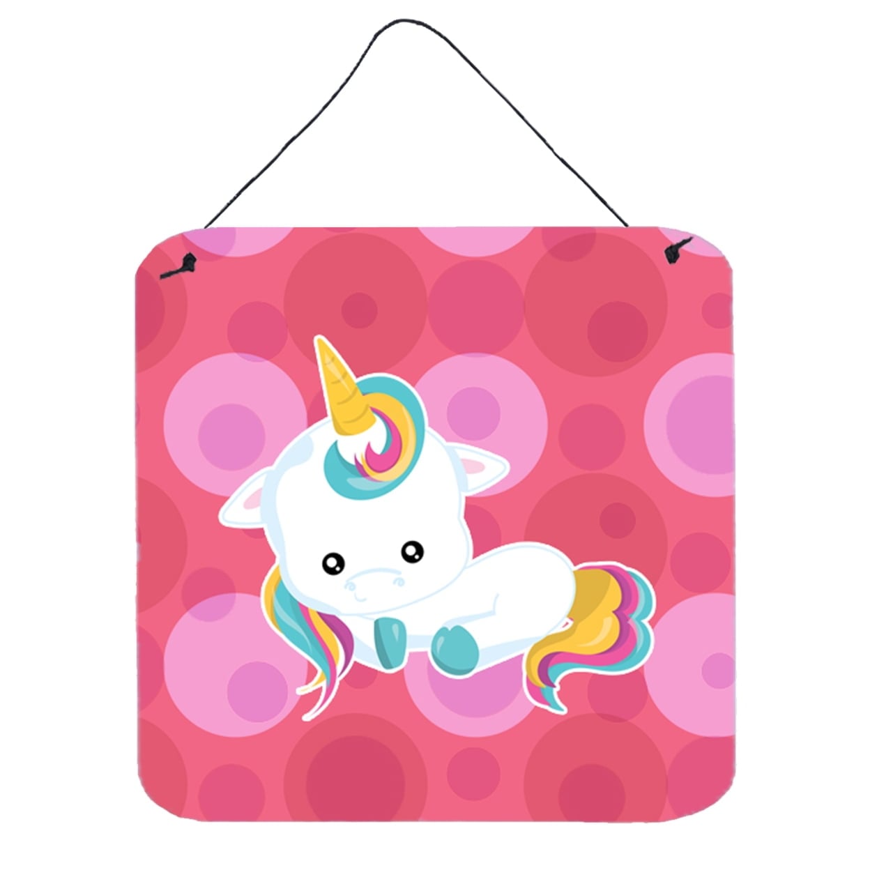 Polkadots Unicorn Wall or Door Hanging Prints