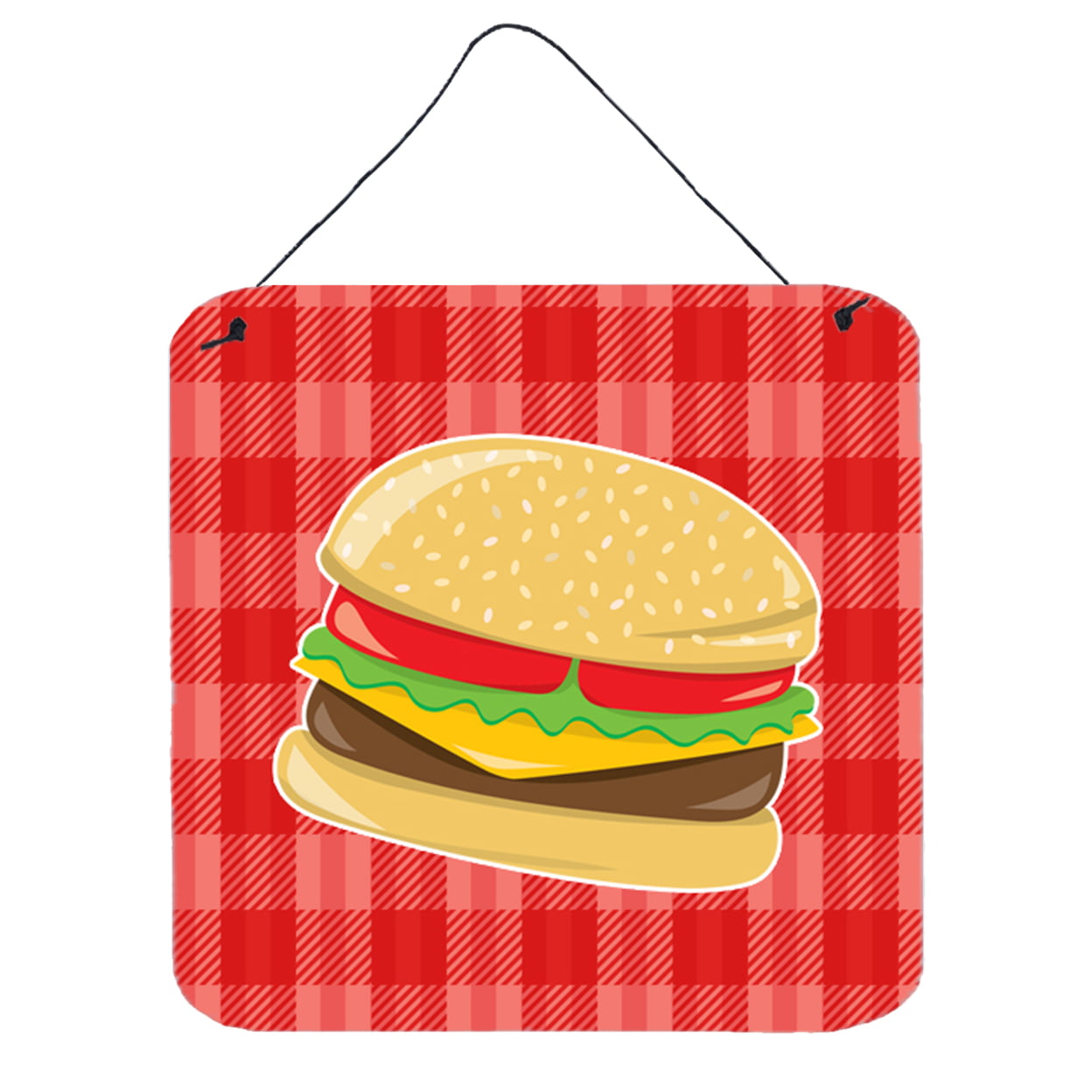 Hamburger Plaid Wall or Door Hanging Prints