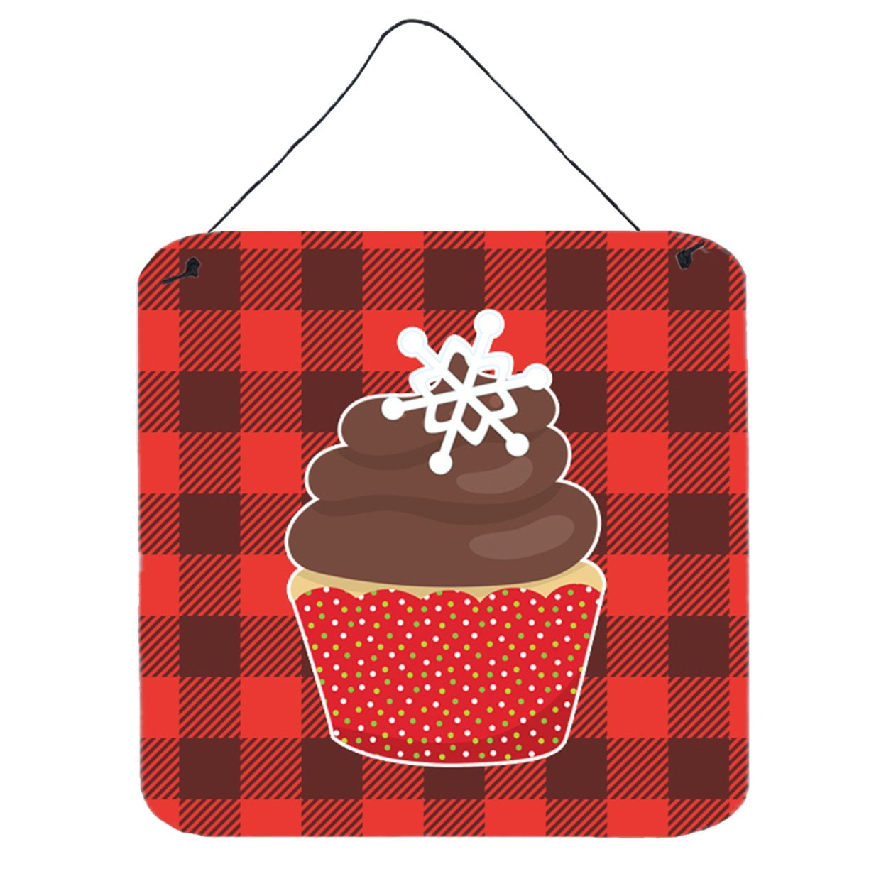Christmas Cupcake Wall or Door Hanging Prints