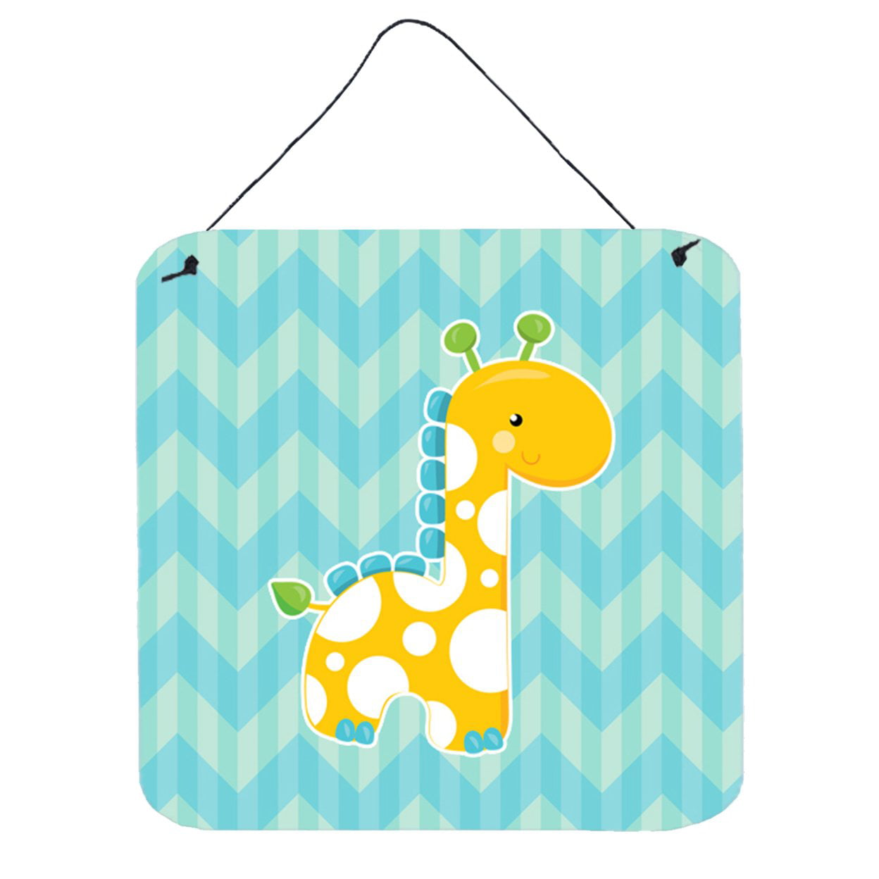 Boy Giraffe Wall or Door Hanging Prints