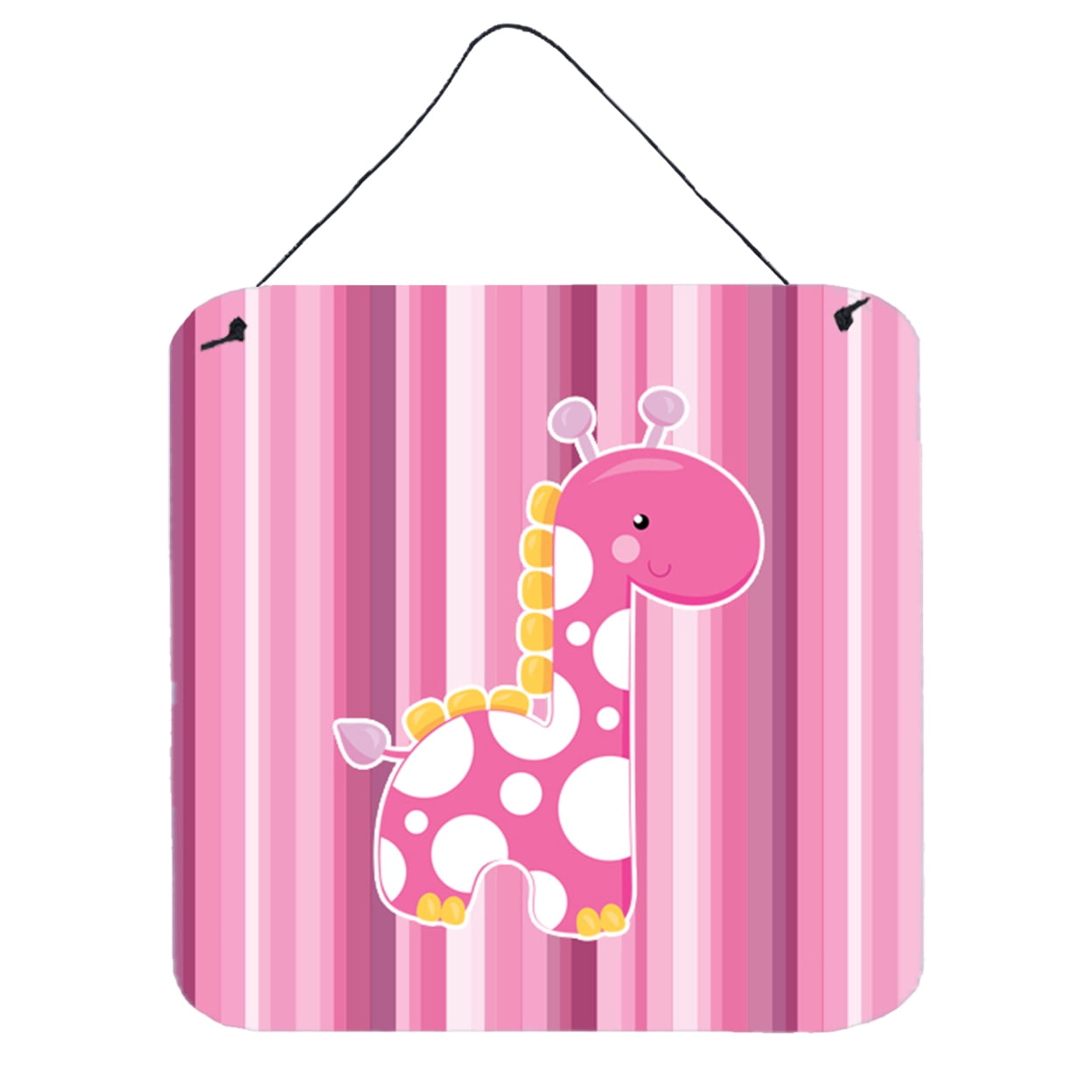 Girl Giraffe Wall or Door Hanging Prints