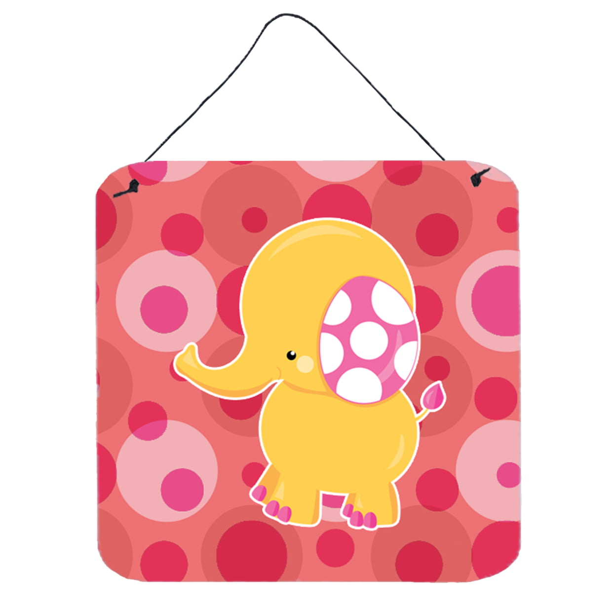 Girl Elephant Wall or Door Hanging Prints