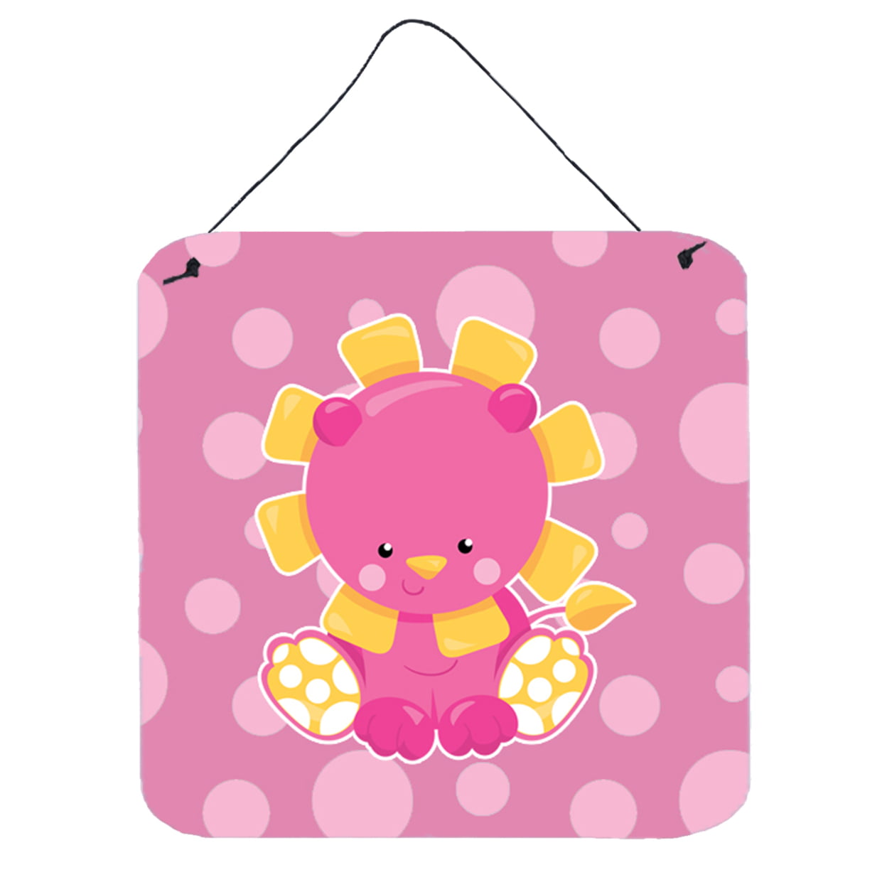 Girl Lion Wall or Door Hanging Prints