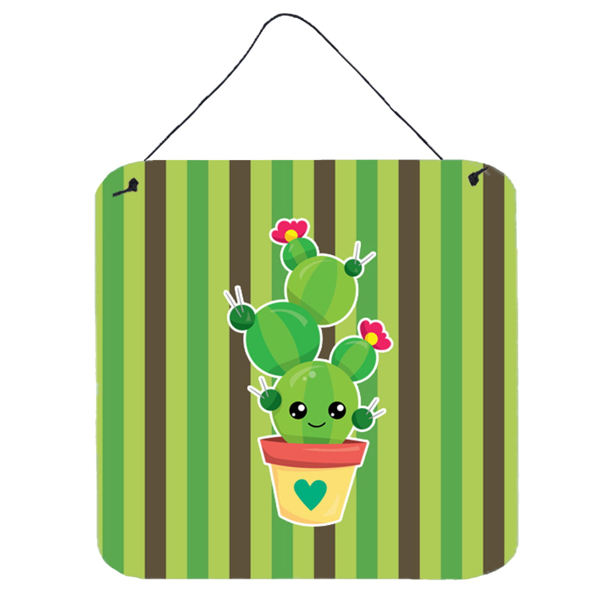 Cactus Stripe Wall or Door Hanging Prints