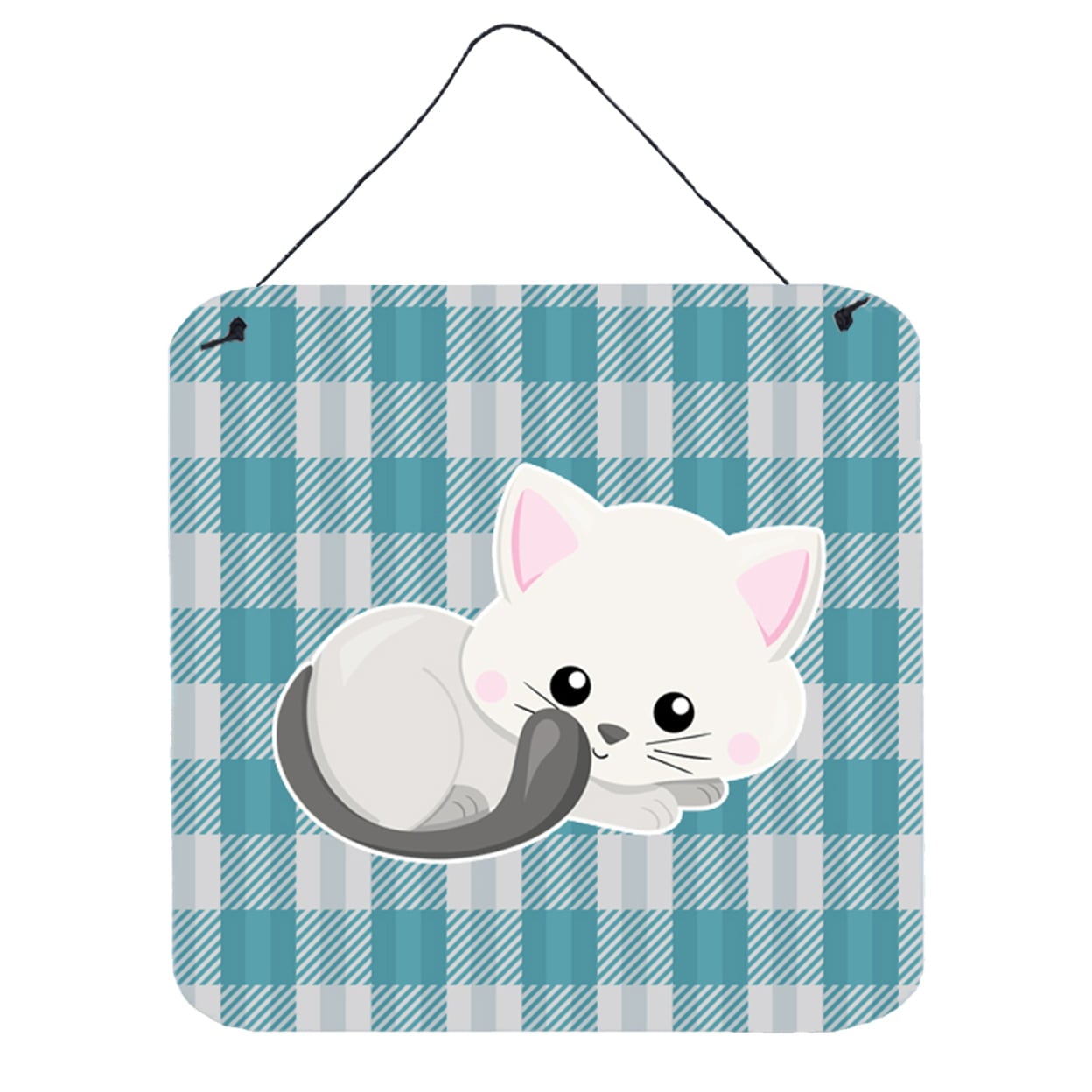 White Kitten Wall or Door Hanging Prints