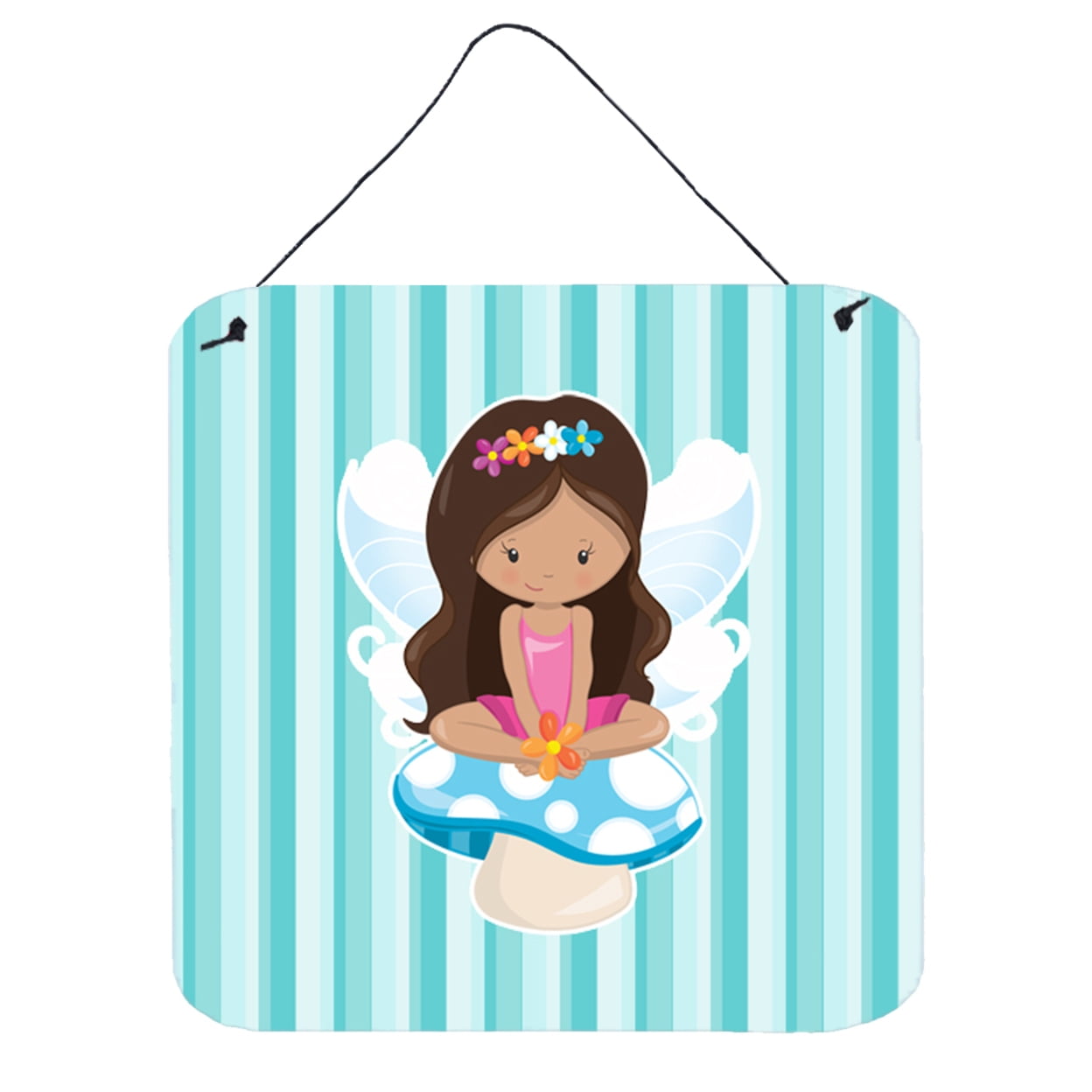 Fairy on Mushroom Wall or Door Hanging Prints