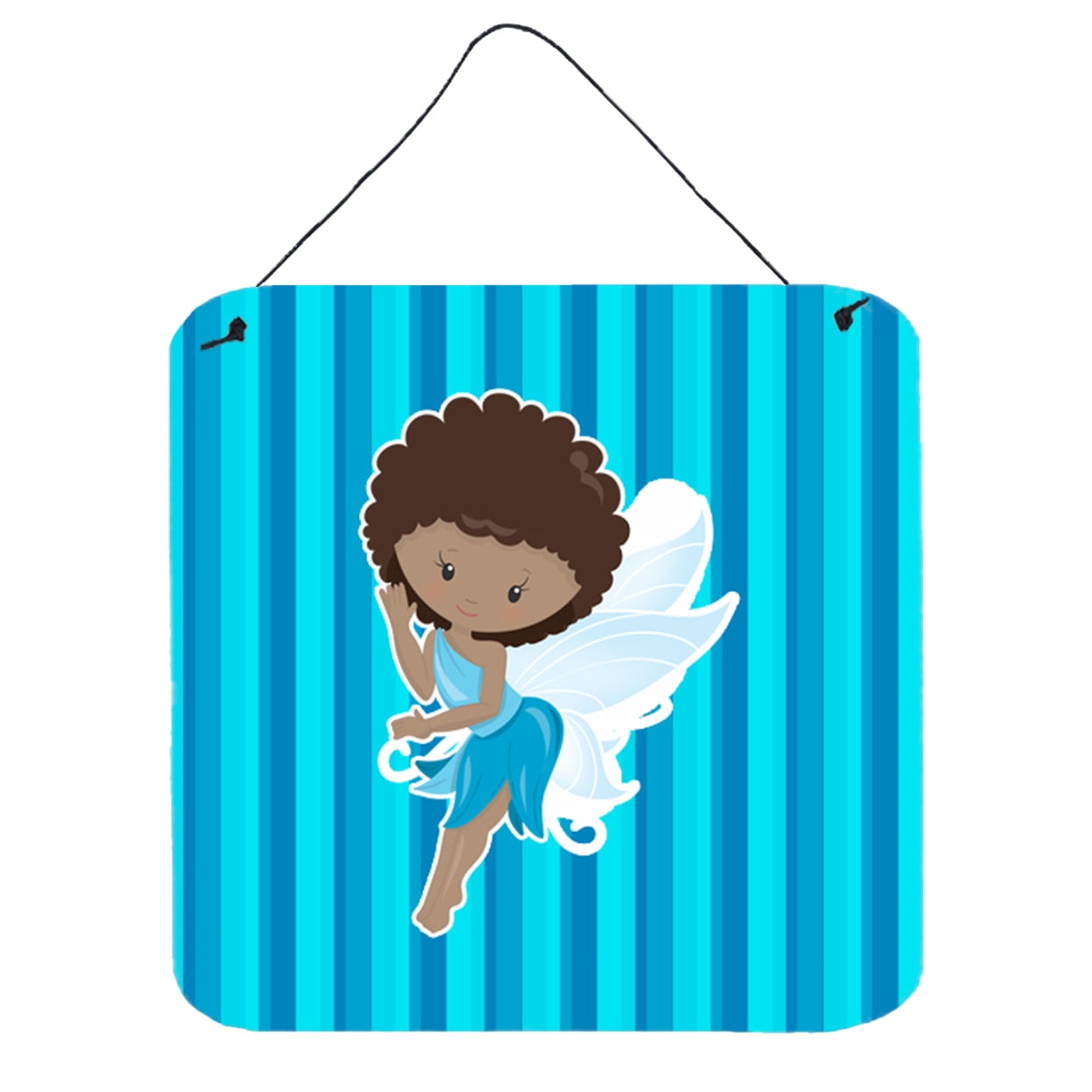 Fairy Blue Stripes Wall or Door Hanging Prints
