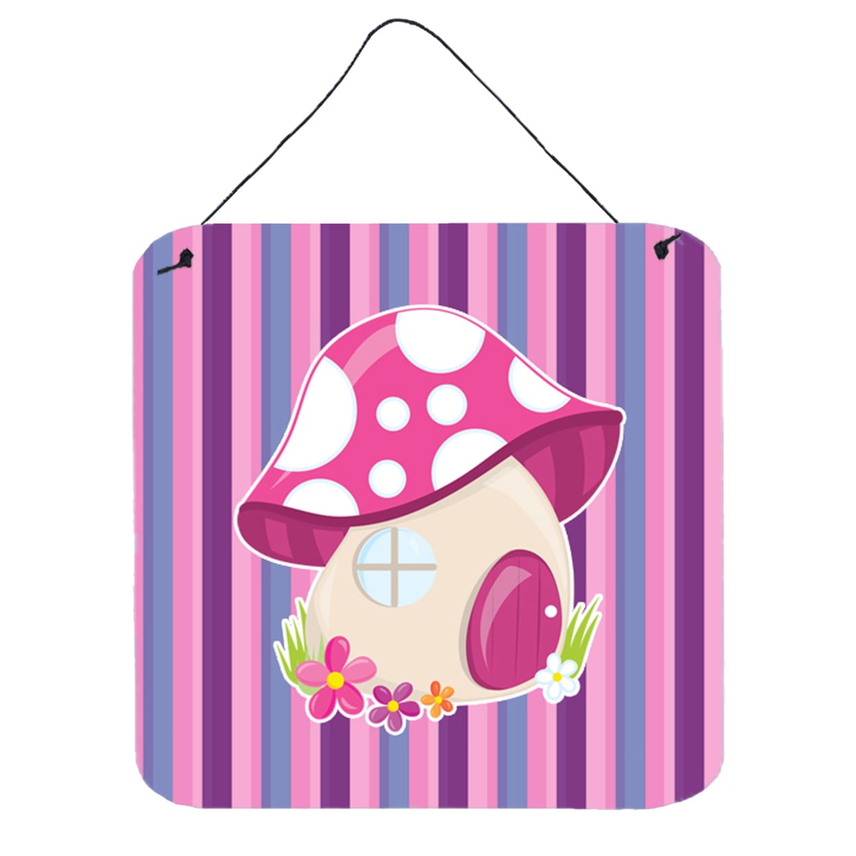 Fairy House Pink & Purple Wall or Door Hanging Prints