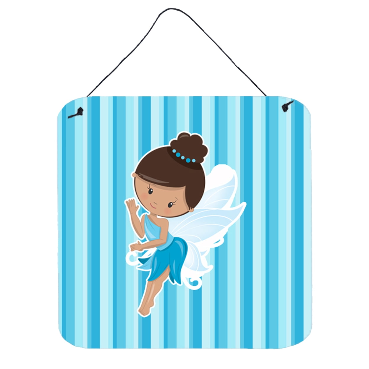 Fairy Blue Stripes Wall or Door Hanging Prints