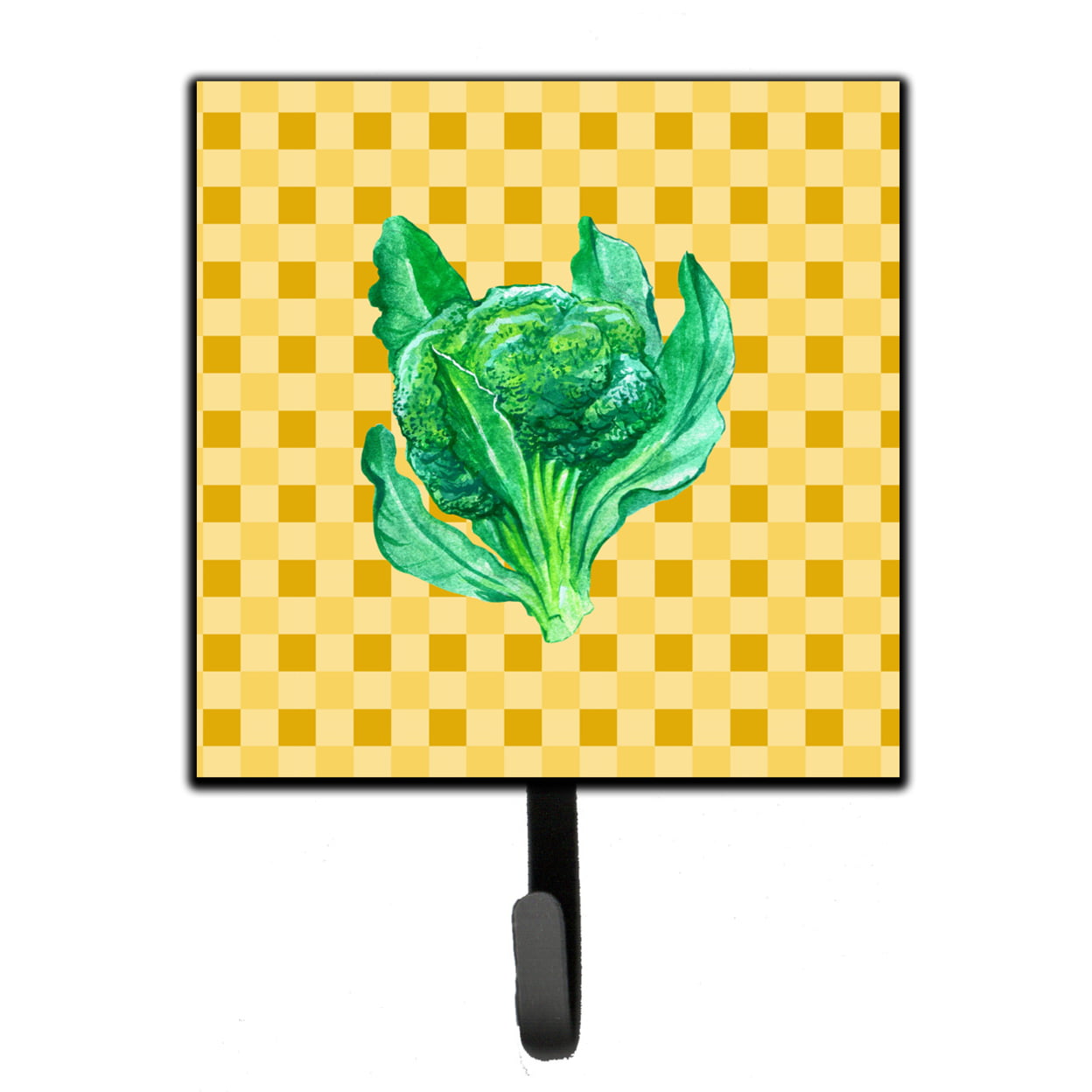 Broccoli on Basketweave Leash or Key Holder