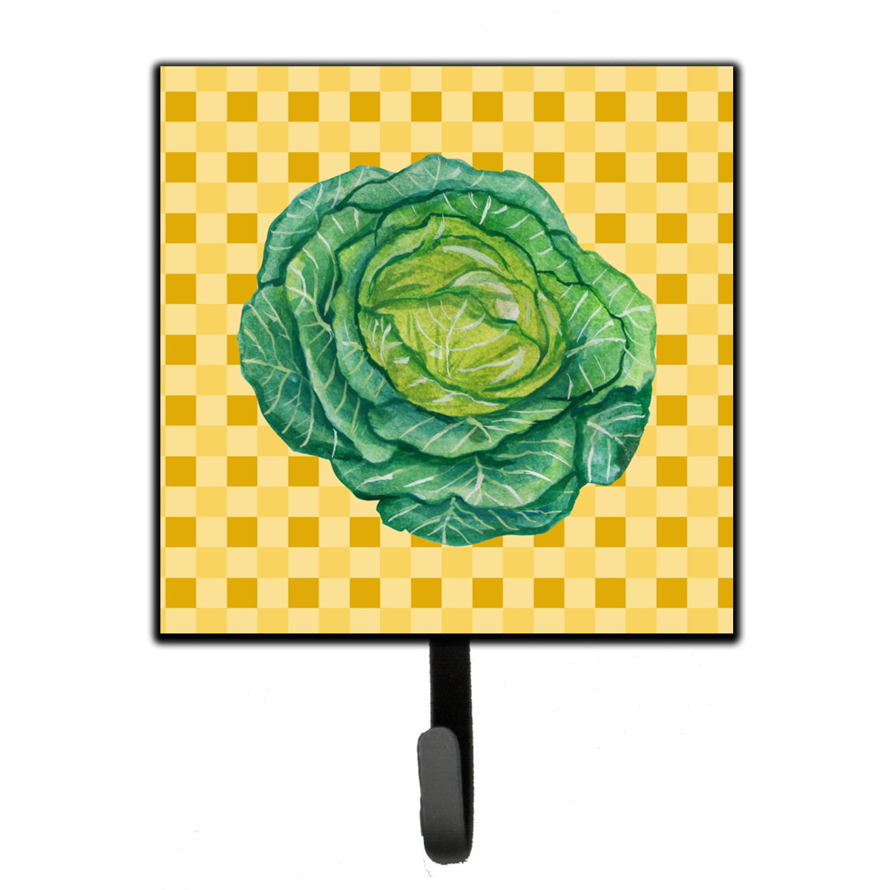 Cabbage on Basketweave Leash or Key Holder