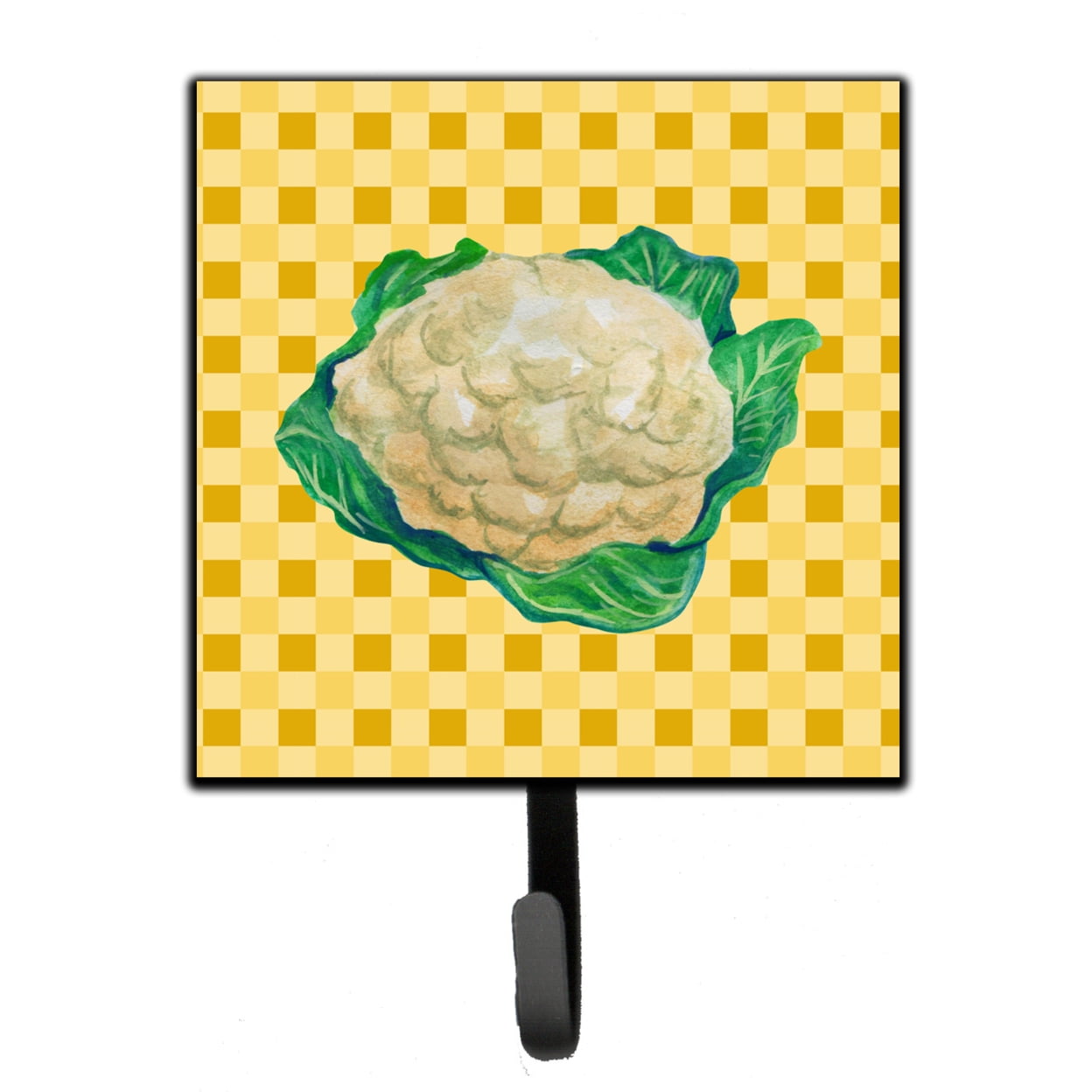 Cauliflower on Basketweave Leash or Key Holder