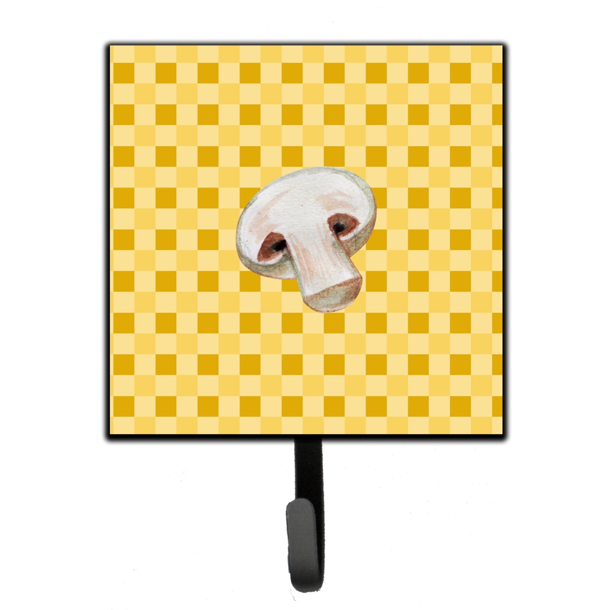 Champignon Mushroom on Basketweave Leash or Key Holder