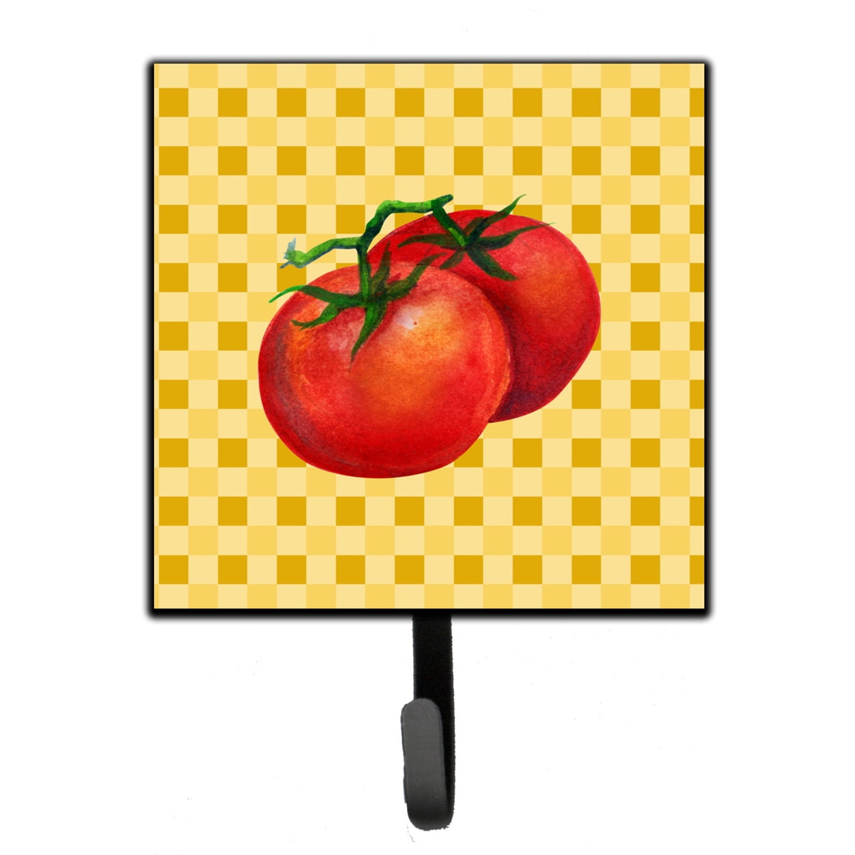 Tomato on Basketweave Leash or Key Holder